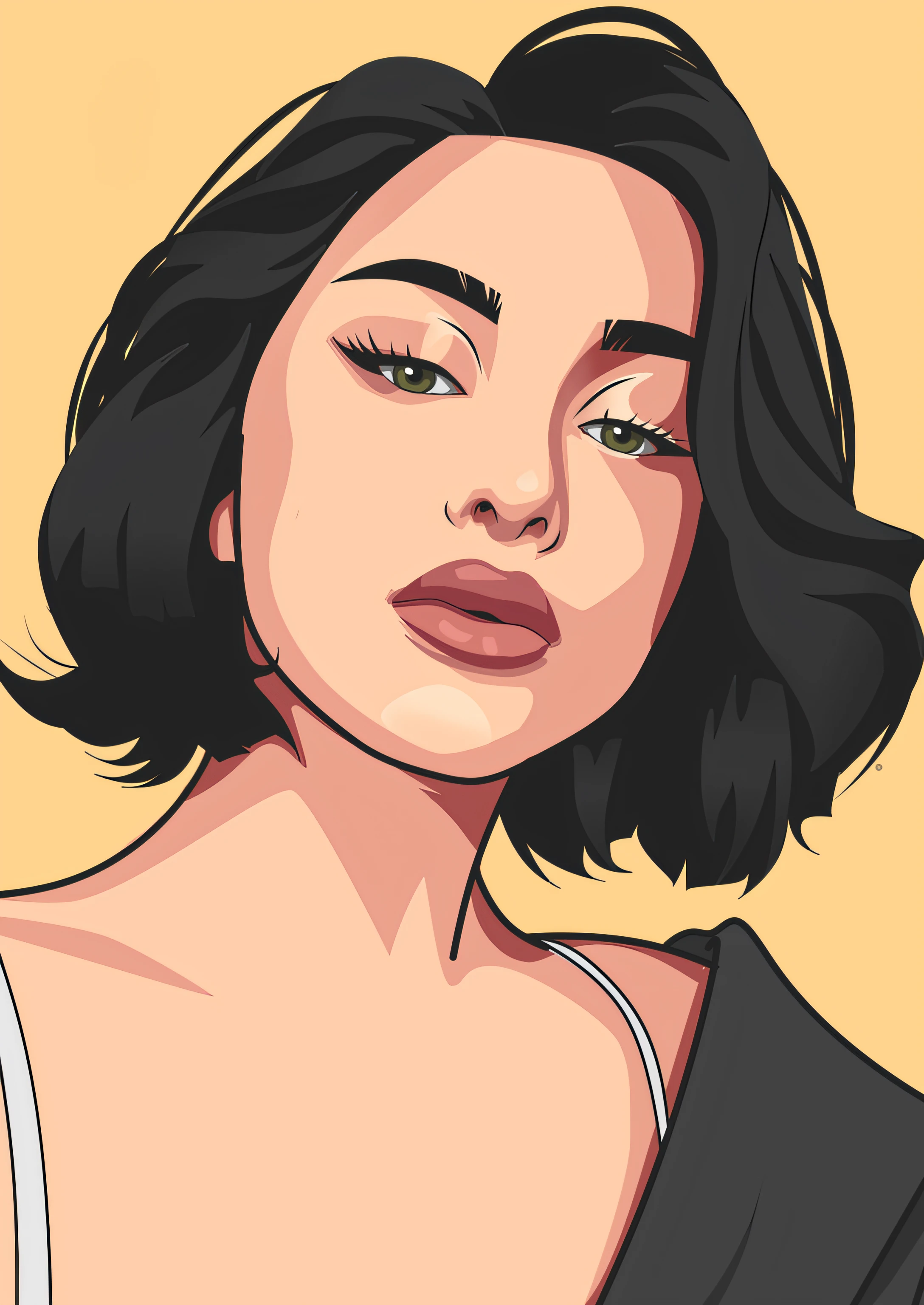 yellow background