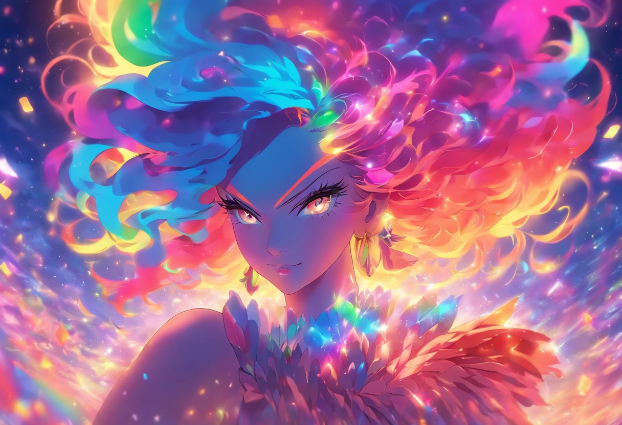 rainbow goddess witch