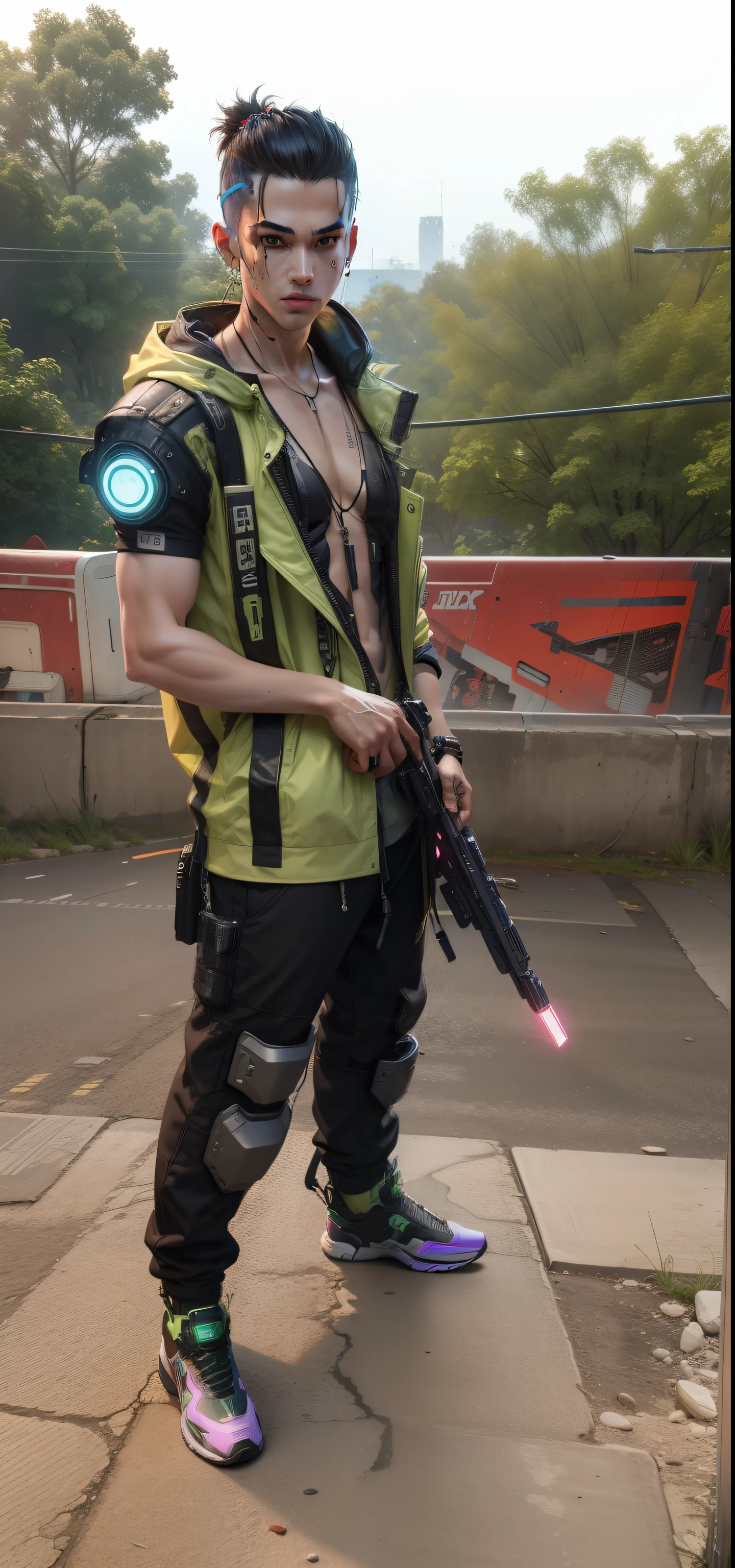 cyberpunk,smartboy,lighting realistic background,8k,u4