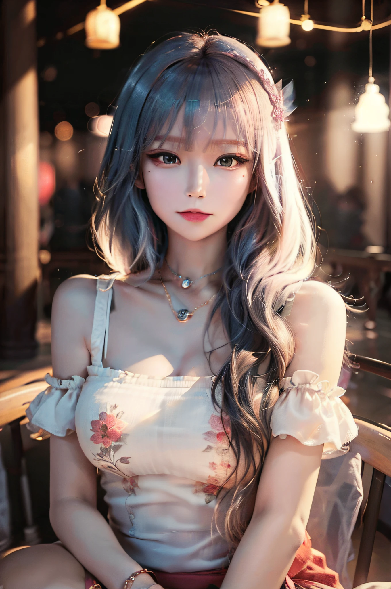 Best Quality, Masterpiece, Hi-Res, One Girl, Cheongsam, Headwear, Necklace, Jewelry, Beautiful Face, upon_body, Tyndall Effect, Photorealistic, Dark Studio, Rim Lighting, Two-Tone Lighting, (High Definition Skin: 1.2), 8k uhd, dslr, soft lighting, high quality, volumetric lighting, candid, photography, high resolution, 4k, 8k, bokeh,