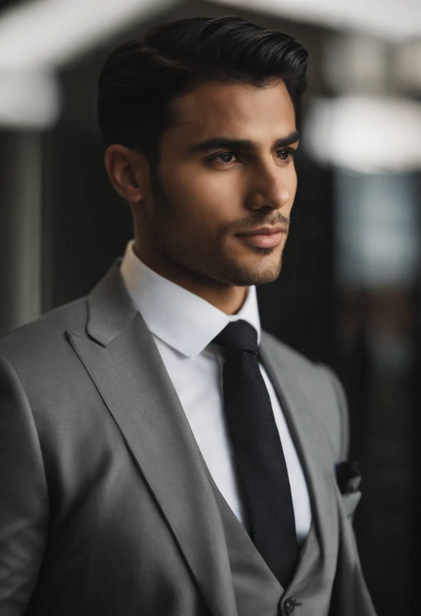 Alphad man in suit ,24 years of age, wearing a suit and a tie, wearing a suit and a tie, subject detail: wear suit, Wearing a suit and tie, dressed in a suit, dressed in a suit, wear suit, wearing robes and neckties, Suit and tie, wear suit, wearing a strict business suit, wearing black suits