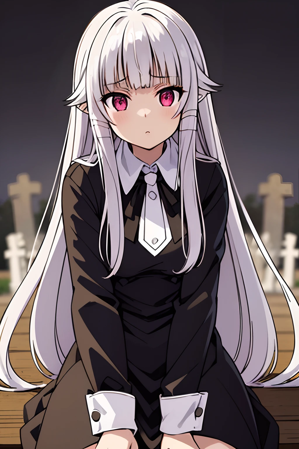 Anri
((best quality)), ((masterpiece)), (detailed), ultra detailed, 1girl, solo
<lora:AnriTest:0.7>
stare, looking at viewer, (interview:1.3), (dark background, cemetery:1.3)
ultra detailed, 1girl, solo