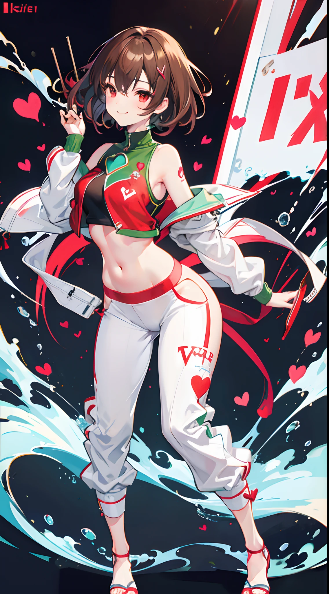 X-rated,undertale,chara,s girl,red - eyed,Smile,sexy for,green color,Chest leakage,Crop top,hot pant,stocklings,Full body standing painting,tempting pose,with short brown hair,Stripper,Be red in the face,Underwear model,Lust,Hand repair,the detail,Sex clothes,k hd,No underwear,Adult videos,Cocked buttocks,Stick out your tongue,Playful,love heart,jade foot,Expose the chest,Vest line,love hotel,open-crotch pants