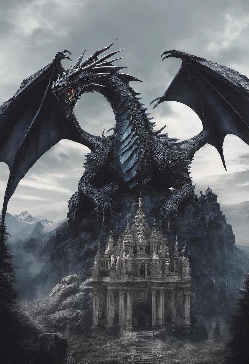 A dead dragon,Only bones remain,Blend in with the barren mountains