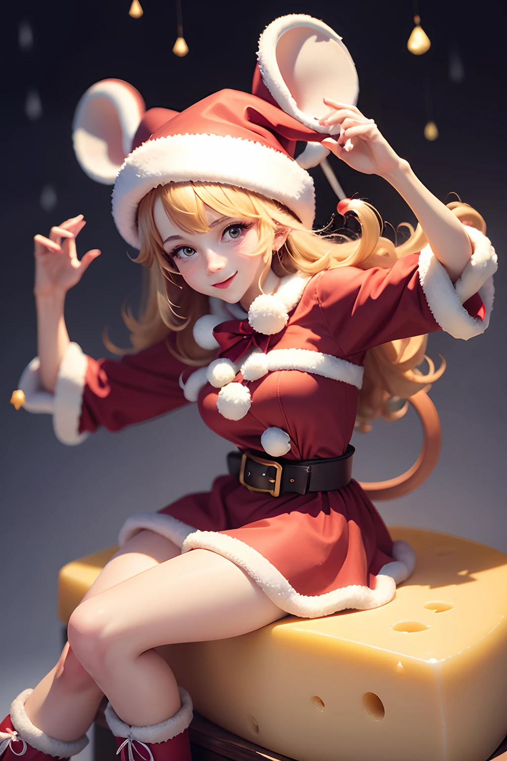 cheese mouse christmas