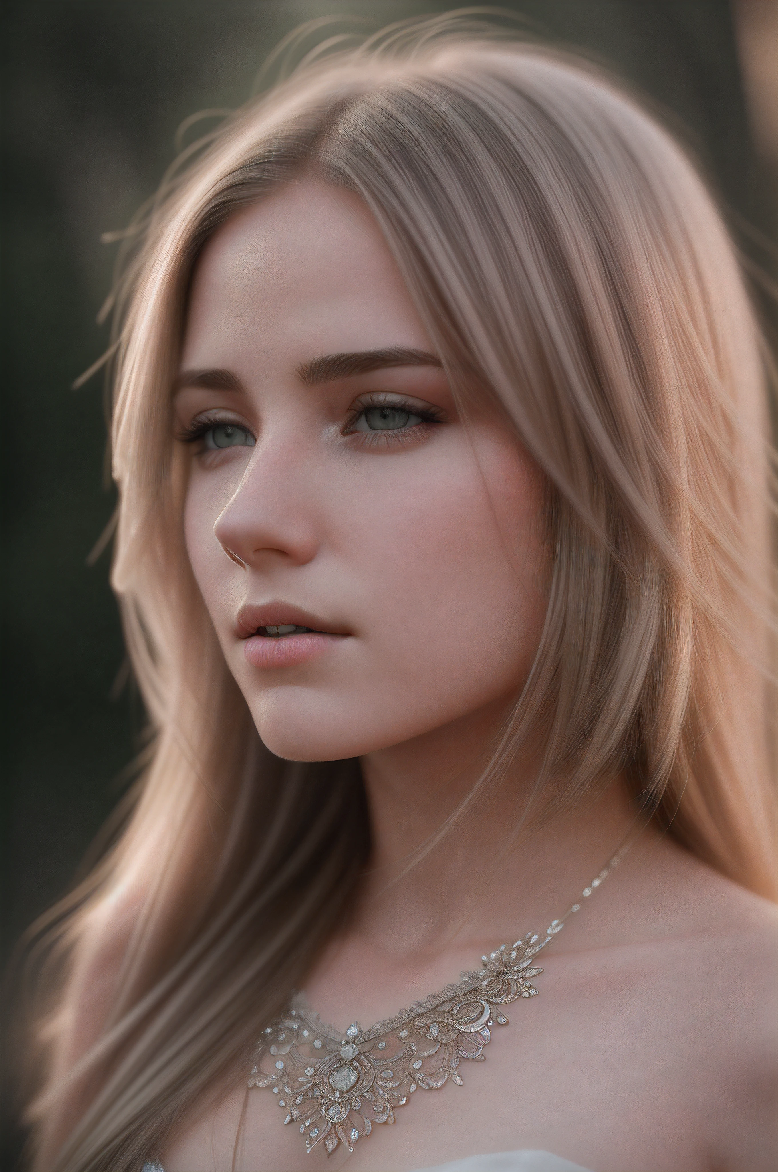 (super detailed), high resolution 8k wallpaper, best quality, 80mm lens, a beautiful young Canadian woman, full body photo, blonde straight hair, (highly detailed hair: 1.4), smoke, fog, (dark forest: 1.1), bokeh, faded, neutral colors, (hdr: 1.5), ((soft colors)), complex scenes, artstation, ultra detailed, cinematic lens, warm lighting, dramatic lighting, intricate detail , [Vignette], Complex Background, ((((Film Look)))), Soothing Tones, Crazy Detail, Intricate Detail, Ultra Detail, Low Contrast, Soft Cinematic Lighting, Dim Colors, Exposure Blending , hdr, faded, slate gray atmosphere, (wide angle), realistic, sharp focus, beautiful lips,
