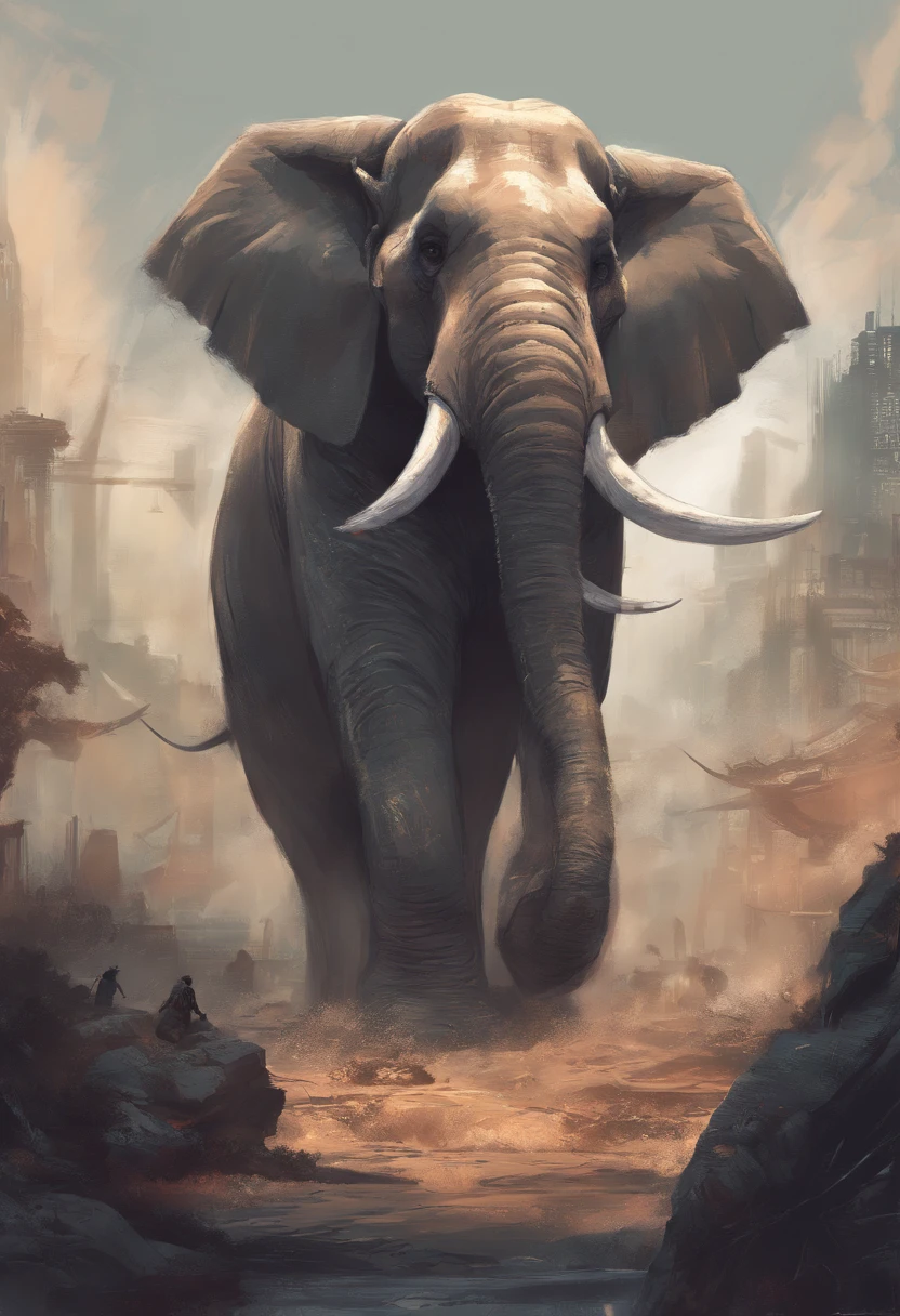 NSFW, ANTHROPHOMORPIC ELEPHANT, HUGE, MUSCULAR, HEAVY, STRONG, HUGE BALLS, HUGE ELEPHANT , HUGE ELEPHANT, , CUM KAIJU