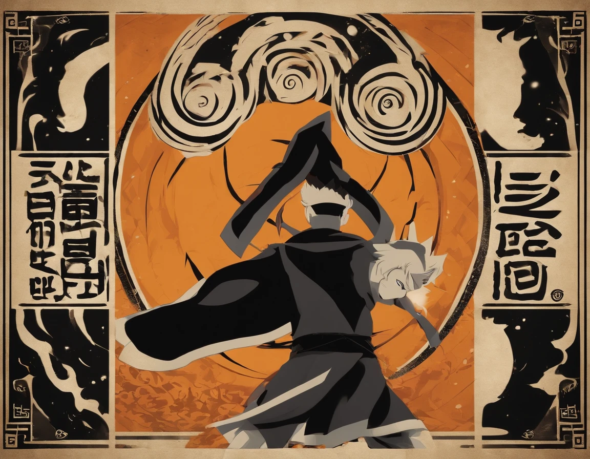 "Create a breathtaking movie poster inspired by Masashi Kishimoto's Naruto, showcasing the legendary Naruto Uzumaki in all his glory."