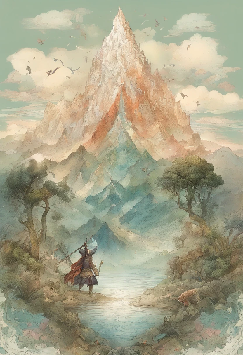 In the vastness of Aelandria, under an enigmatic sky, a myriad of dimensions intertwine. Continentes flutuantes desafiam a gravidade, oceanos vibrantes brilham com cores desconhecidas, and giant mountains harbor cosmic secrets. No horizonte, portais interdimensionais se manifestam, conectando mundos distantes a este epicentro de anomalias. Mystical creatures of all shapes and sizes coexist, um eco de realidades distantes.
