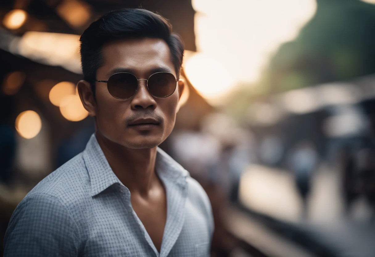Thai man wearing shirt