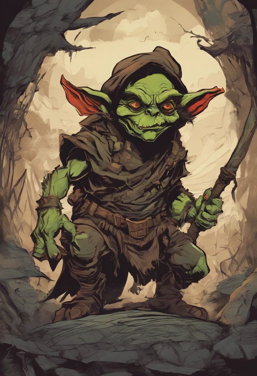 Vector art of goblin art with ultra deatil art