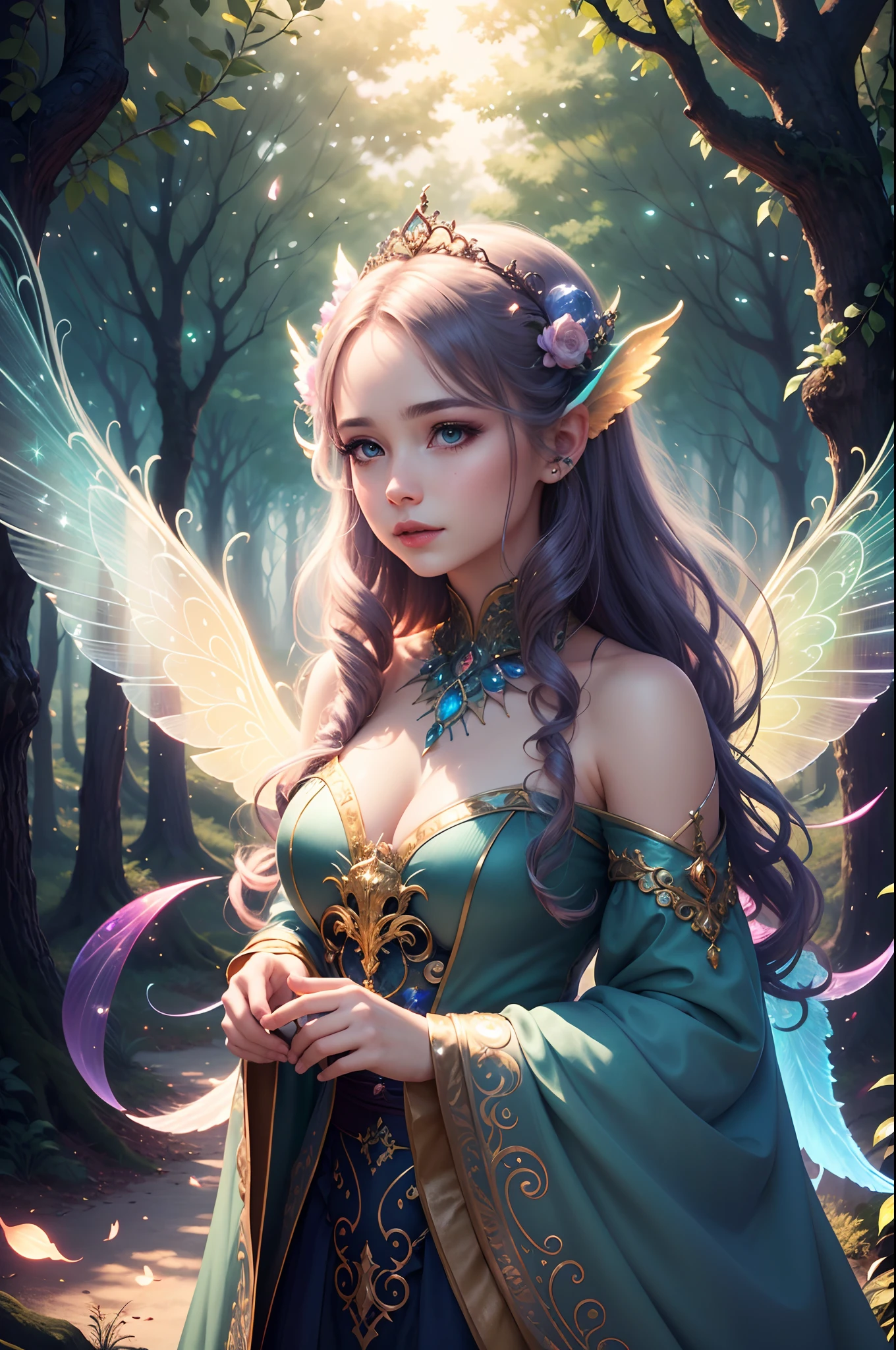 best quality, high-res, ultra-detailed, realistic, fantasy creature, contract spirit, ethereal beauty, magical forest, luminous glow, shimmering wings, enchanted atmosphere, mystical charm, vivid colors, intricate details, enchanted contract, otherworldly being, majestic presence, whimsical portrait, enchanting beauty, mystical essence, surreal scenery, magical elements, ethereal lighting, fairy tale aesthetic, spellbinding artwork, ethereal glow, dreamlike ambiance, vibrant hues [nature, fantasy, portrait, fairy tale, contract, magical, enchantment]