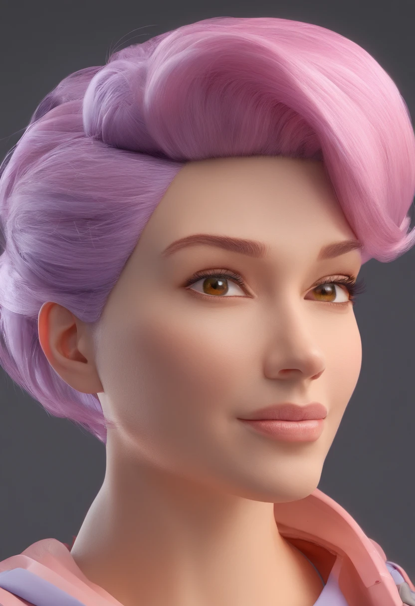 lightyear woman characters 3d model face
