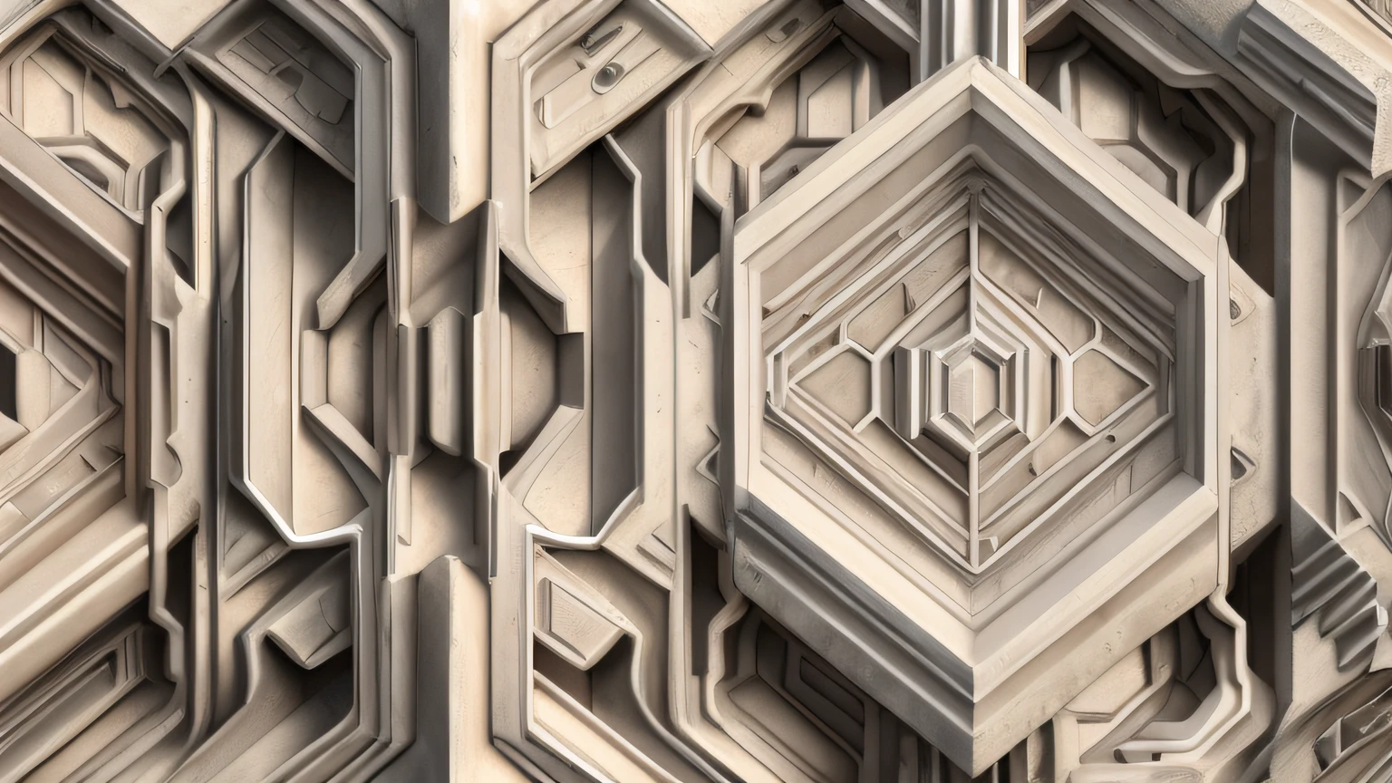((pared de concreto y piedra)), Antecedentes de Digital , abstract tech, Ilustraciones intrincadas. Renderizado de octanaje, intricate 3 d illustration, saludable, geometric 3d render, geometric 3 d render, Futurismo intrincado, Detalle, intrincado, textura de piedra, bordes rotos, fotorealista, realista,