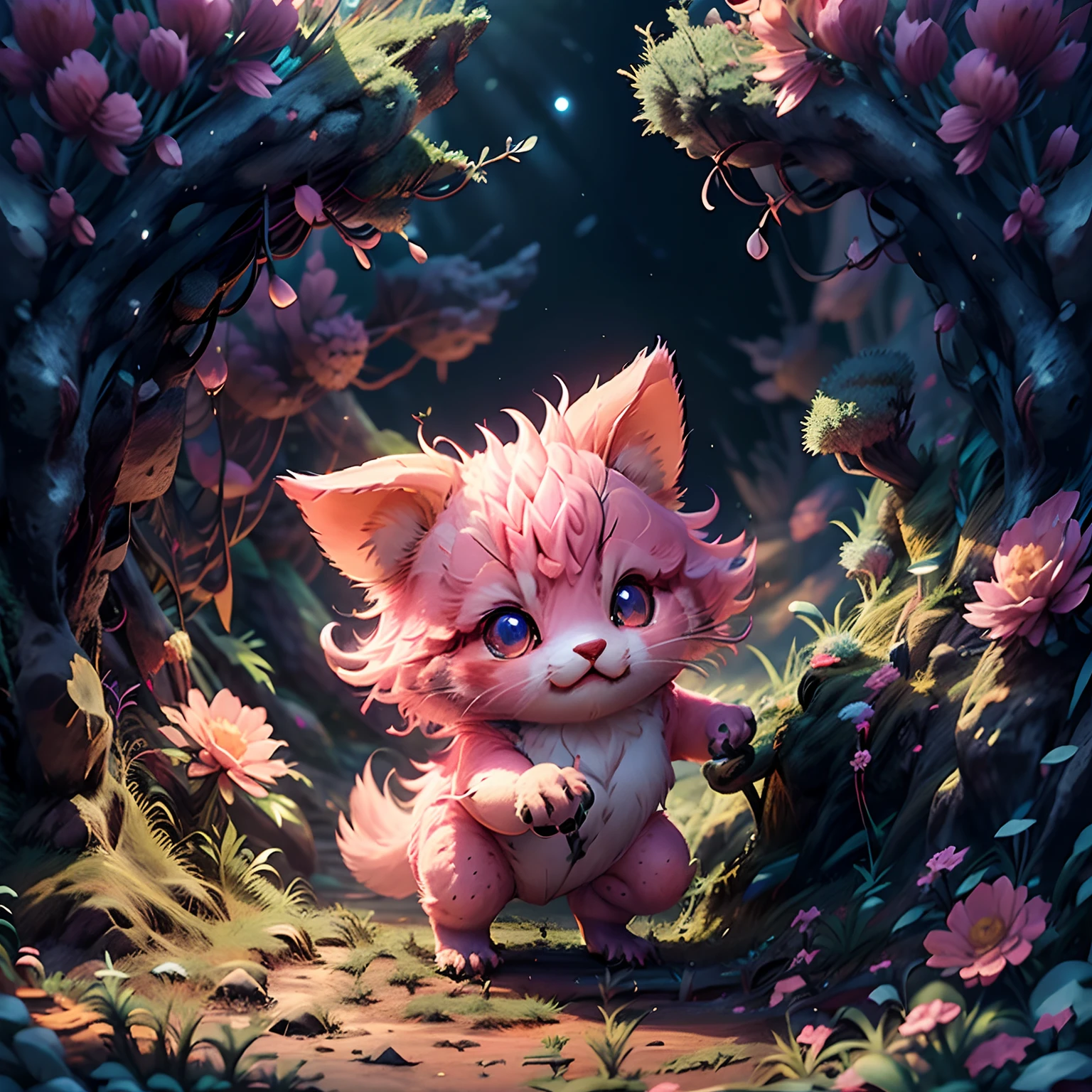 It's like an animal, it's not an animal、Looks like a local character、Adorable with a round image、Healing characters、Light pink character、