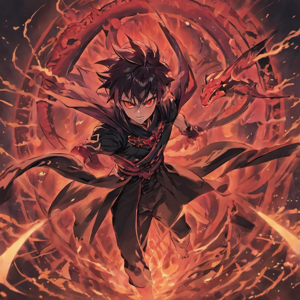 Red-Eyes Black Dragon por:MTG Magic Encounter