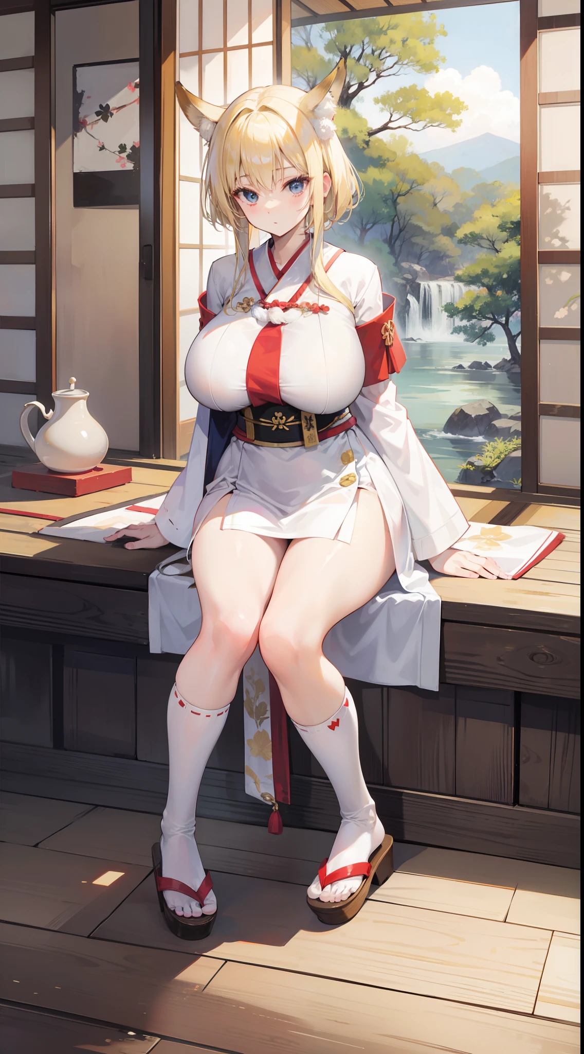 (masterpiece, highest quality:1.2), alone, One girl, umpd gold ship, pillbox hat, Red dress,No sleeve, White Pantyhose, boots, Horse tail, blush、Background Nature、(Huge breasts:1.6)、Close your eyes and scream、Spread your legs、Leg spread、See-through underwear、Underwear that gets wet、Thick white love juice、Drip a large amount of love juice、Masturbation、masturbation behavior、Clothes are see-through、Underwear wedgie、Low - Angle、Leaning forward
