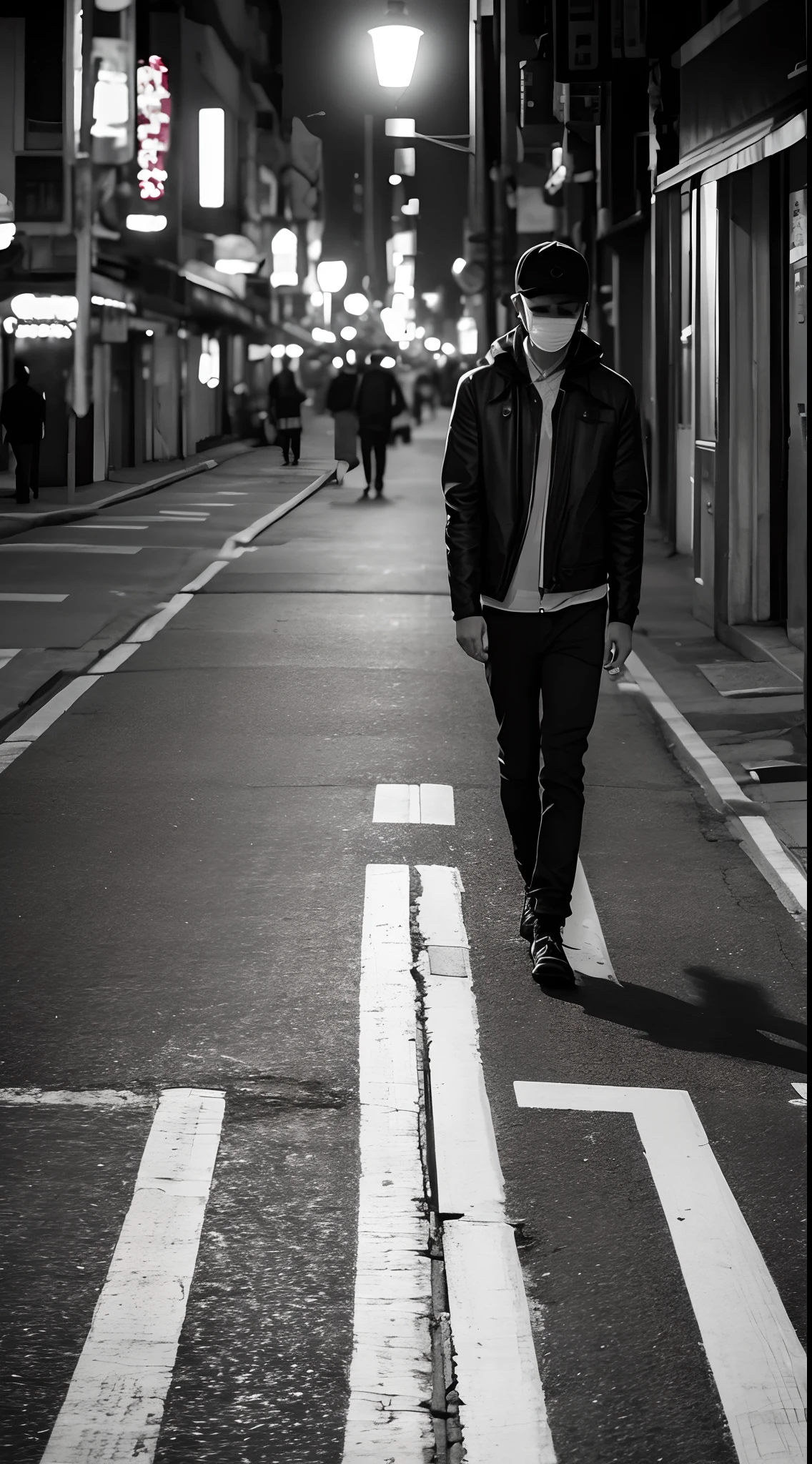 Sad boy alone road city walking street light  very sad death heart break animal