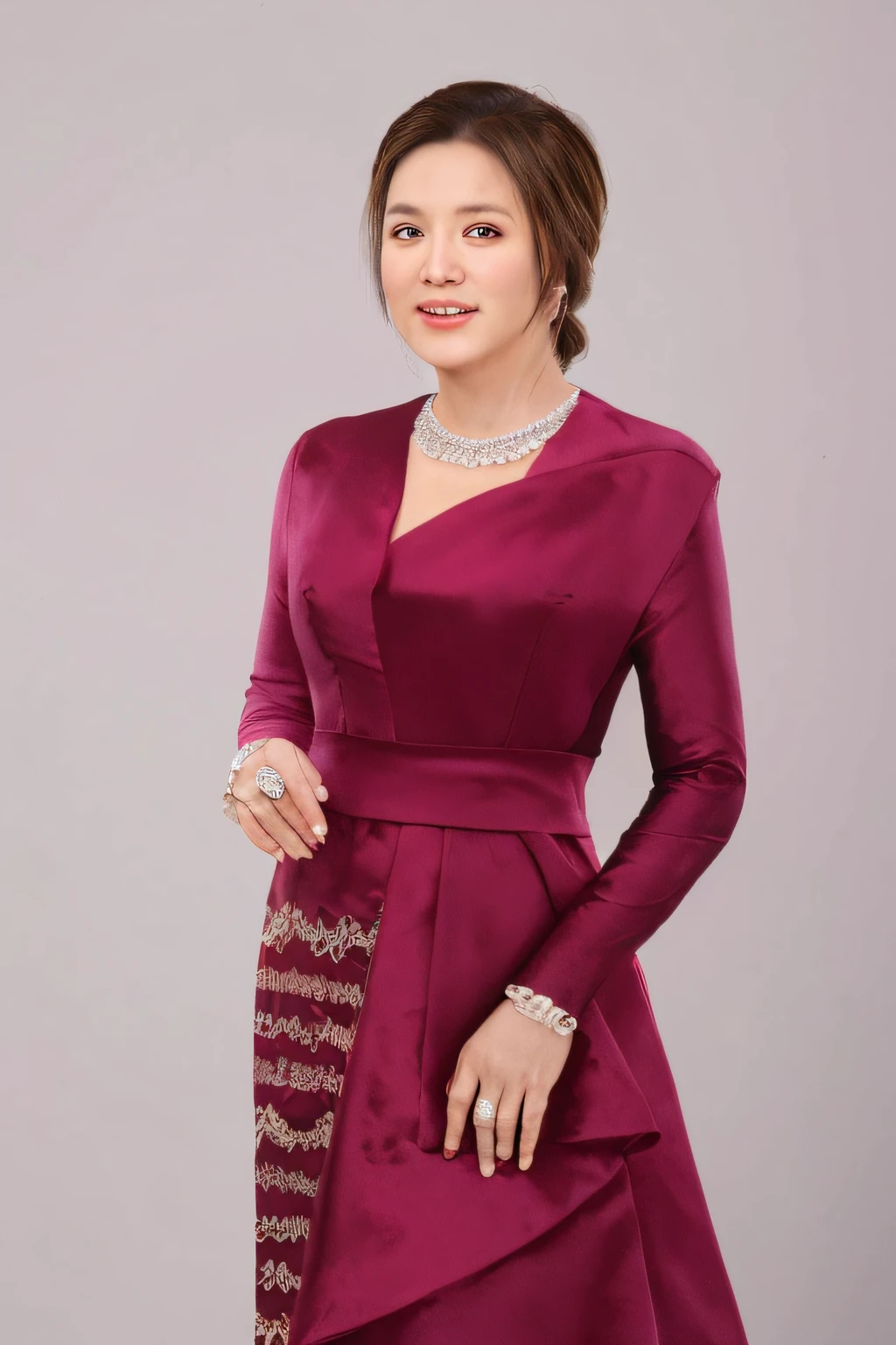 don't change the dress, change the background, high detail photo, realistic