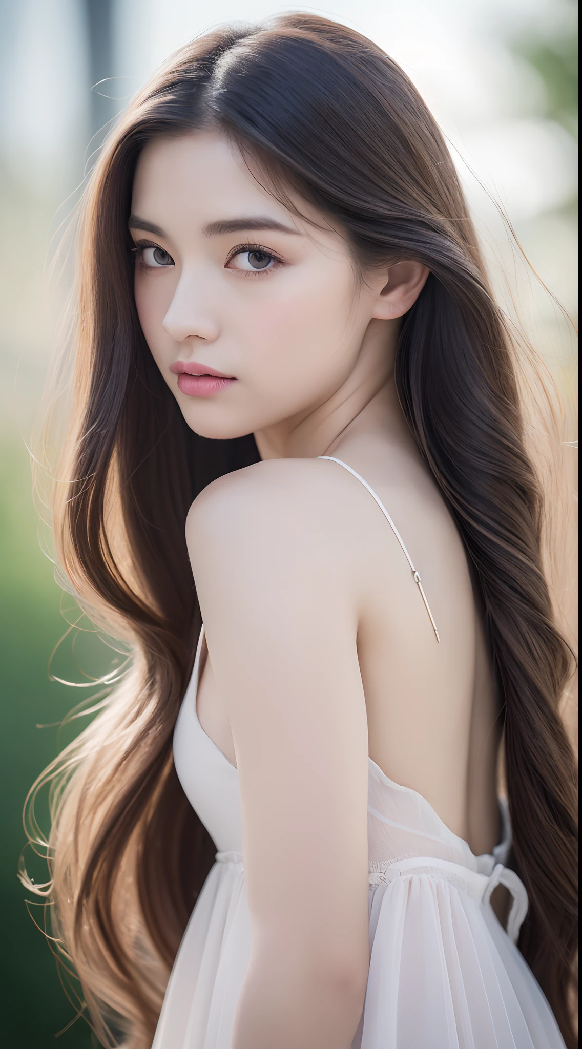 ((top-quality、8k、masterpiece:1.3))、foco nítido:1.2、Beautiful woman with perfect body shape:1.4、Slender abs:1.2、((pretty hair、big breasts:1.4))、doress、Jean:1.1)、Urban area:1.2、Highly detailed facial and skin texture、A detailed eye、二重まぶた、Swimwear in the city、Beautiful sister、Beautie、Detailed CG Unity 8K wallpapers、highly detailed beautiful girl、extra detailed face、extremely detailed eye、highlydetailed skin、extremely detailed fingers、highly detailed nose、very detailed detailed mouth、Perfect Anatomy、highly detailed back ground、Highly detailed clothing、unclear、cute little、Realistic body、Whole body frame、Alone、You can see the valley