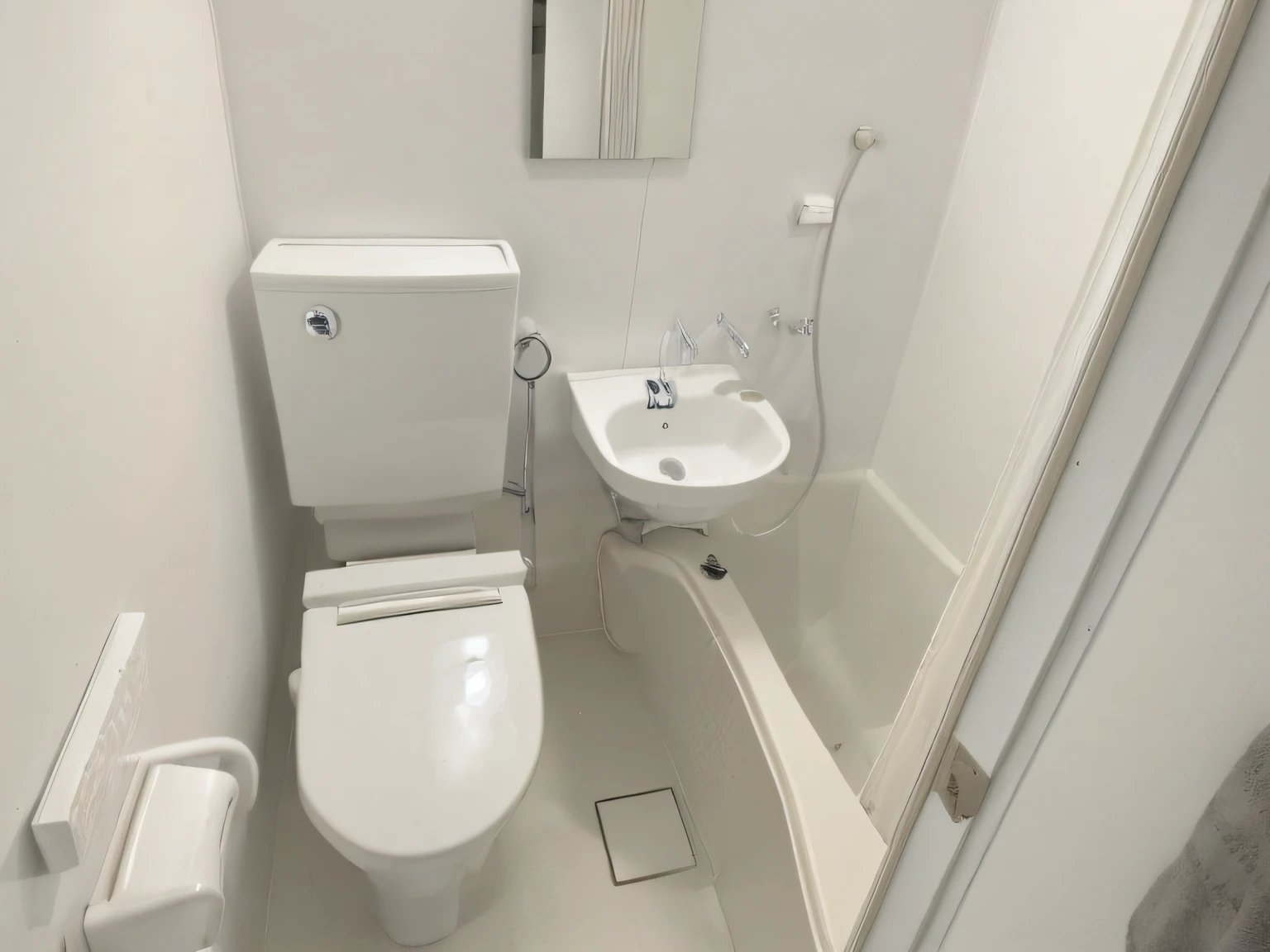 Three-unit bathroom、compact、Bathroom in a business hotel room、
