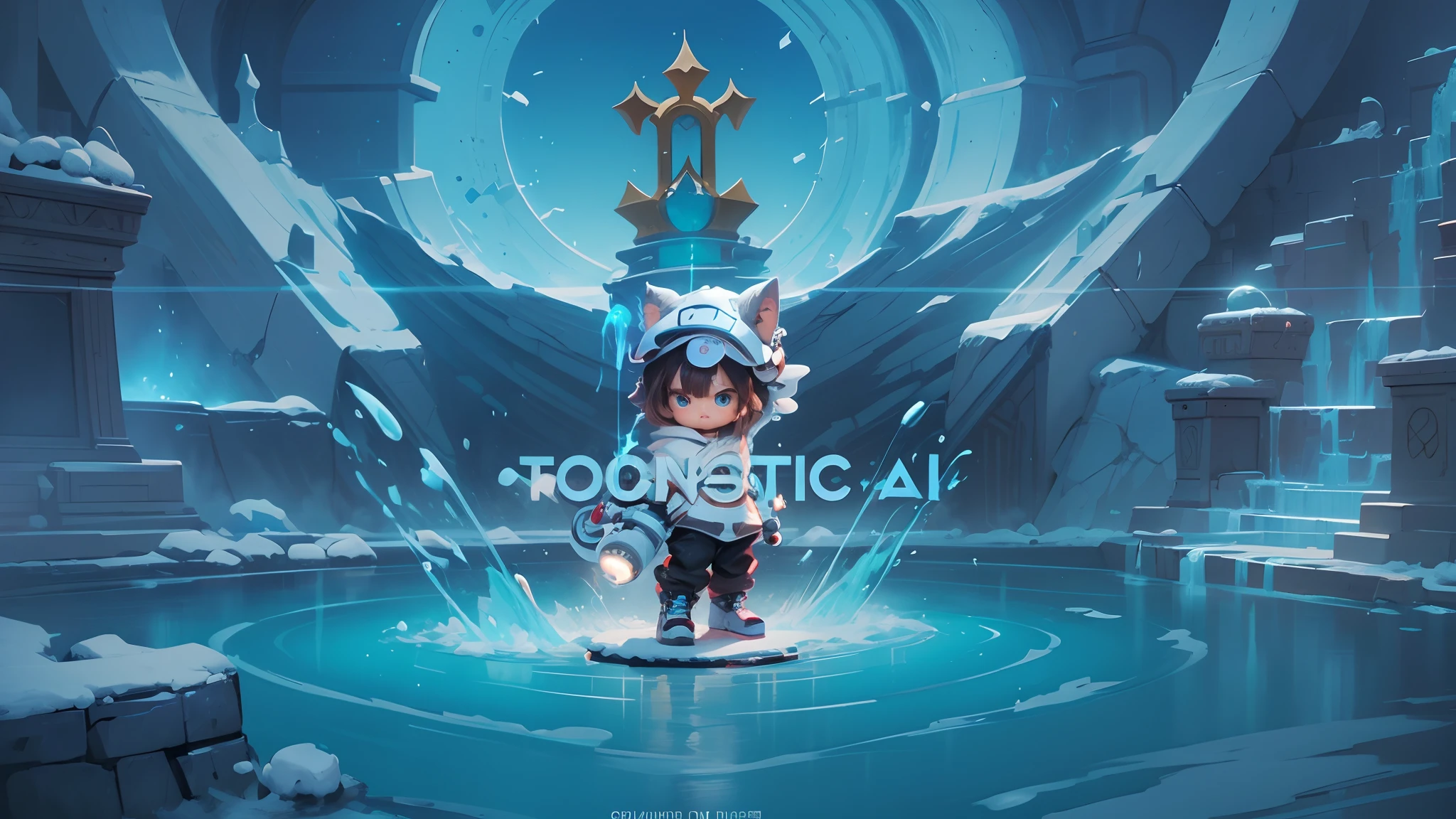 Make this image into ultra High quality, cartoon , ultra High quality lighting, make cute face