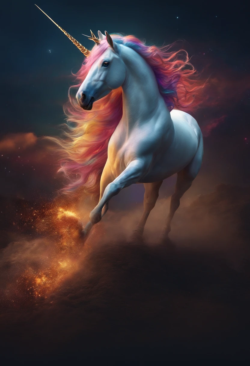 Unicorn, logo, 4k resolution,