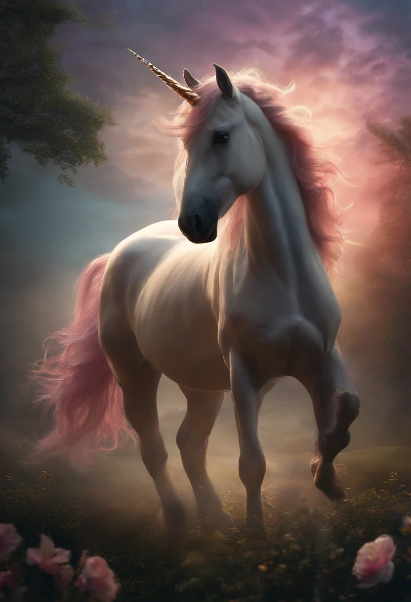 Unicorn, logo, 4k resolution,