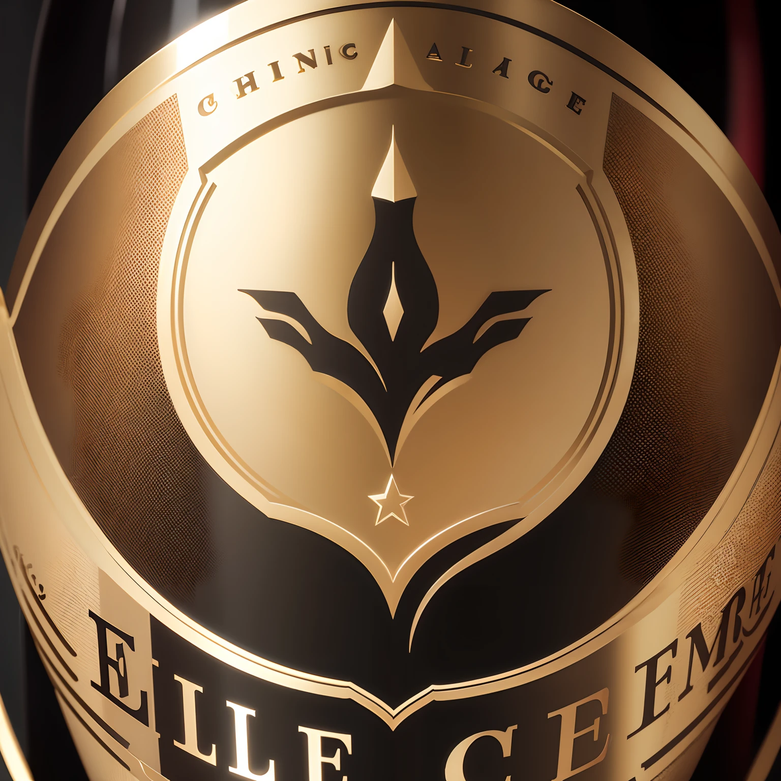 Logo for a company selling elite champagne