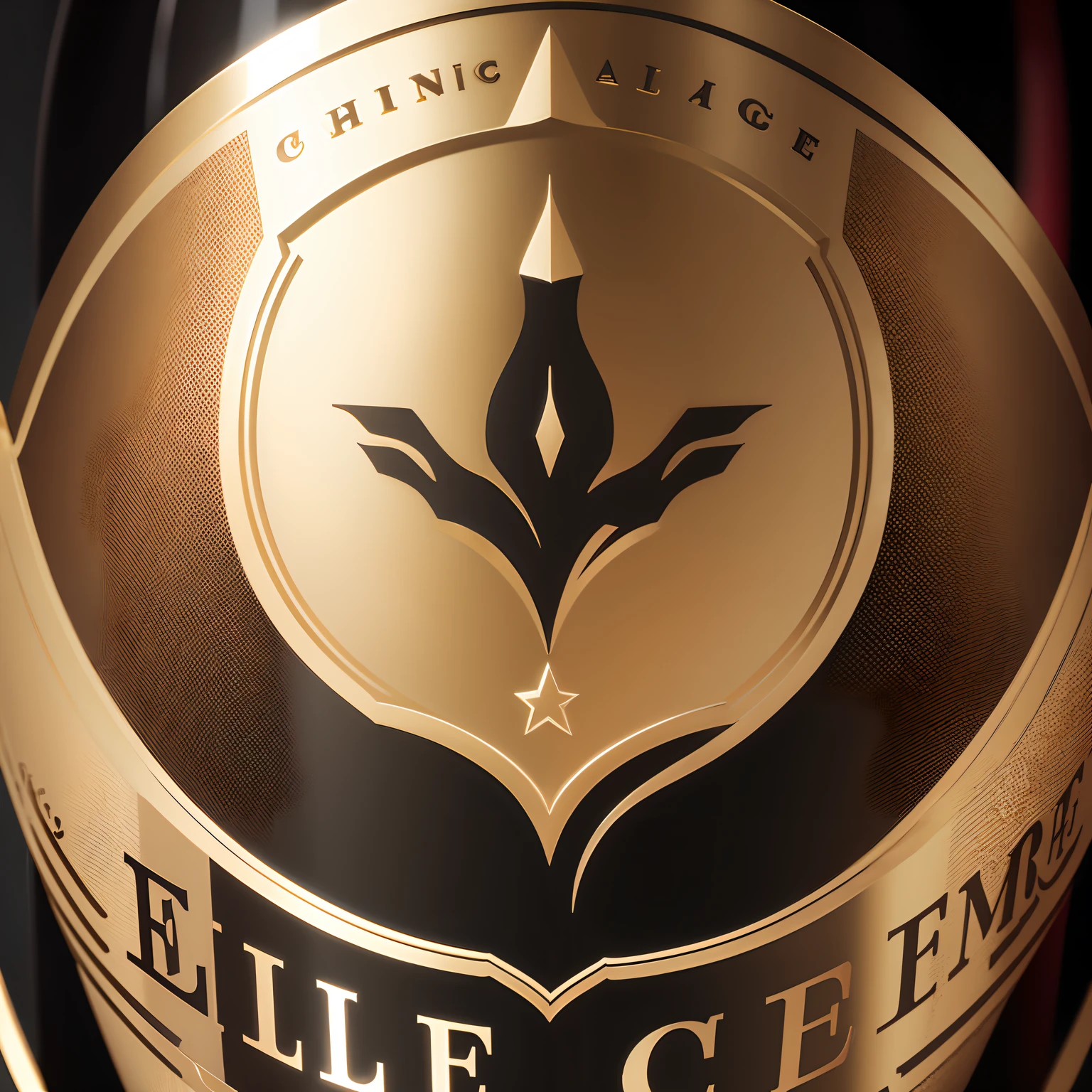 Logo for a company selling elite champagne