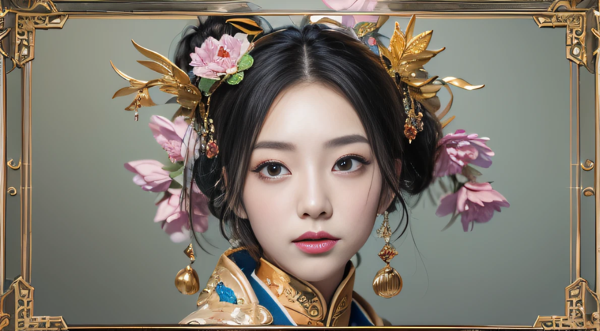 32K（tmasterpiece，k hd，hyper HD，32K）Long flowing black hair，Gold jewelry area in the back room，Smoke ring girl ，Peony flowers fly （realisticlying：1.4），Carp pattern robe，Purple-pink tiara，Pear blossoms flutter，Hermes orange background pure，Hold your head high，Be proud，The nostrils look at people， A high resolution， the detail， RAW photogr， Sharp Re， Nikon D850 Film Stock Photo by Jefferies Lee 4 Kodak Portra 400 Camera F1.6 shots, Rich colors, ultra-realistic vivid textures, Dramatic lighting, Unreal Engine Art Station Trend, cinestir 800，Hold your head high，Be proud，The nostrils look at people，32K（tmasterpiece，k hd，hyper HD，32K）Long flowing black hair，Backroom pond，zydink， a color， Asian people （A unicorn）， （Silk scarf）， Combat posture， looking at viewert， long whitr hair， Floating hair， Hanfu， Chinese clothes， longer sleeves， （Abstract propylene splash：1.2）， Hermes orange background，Kirin Beast Protector （realisticlying：1.4）， （realisticlying：1.4），Scratching has a taste，The nostrils look at people， A high resolution， the detail， RAW photogr， Sharp Re，