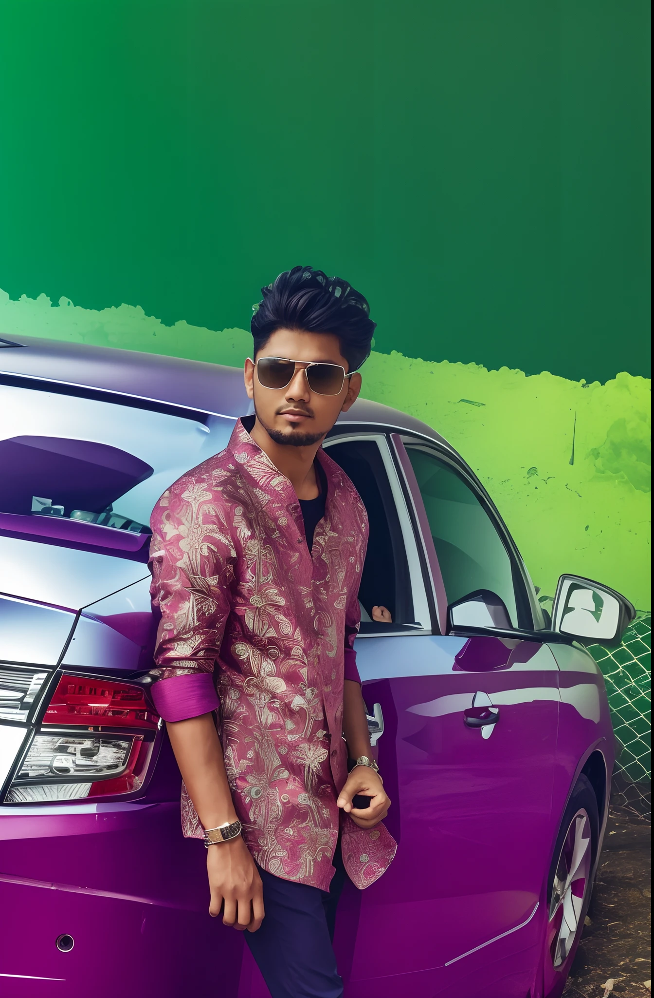 Change colour clothes, change background