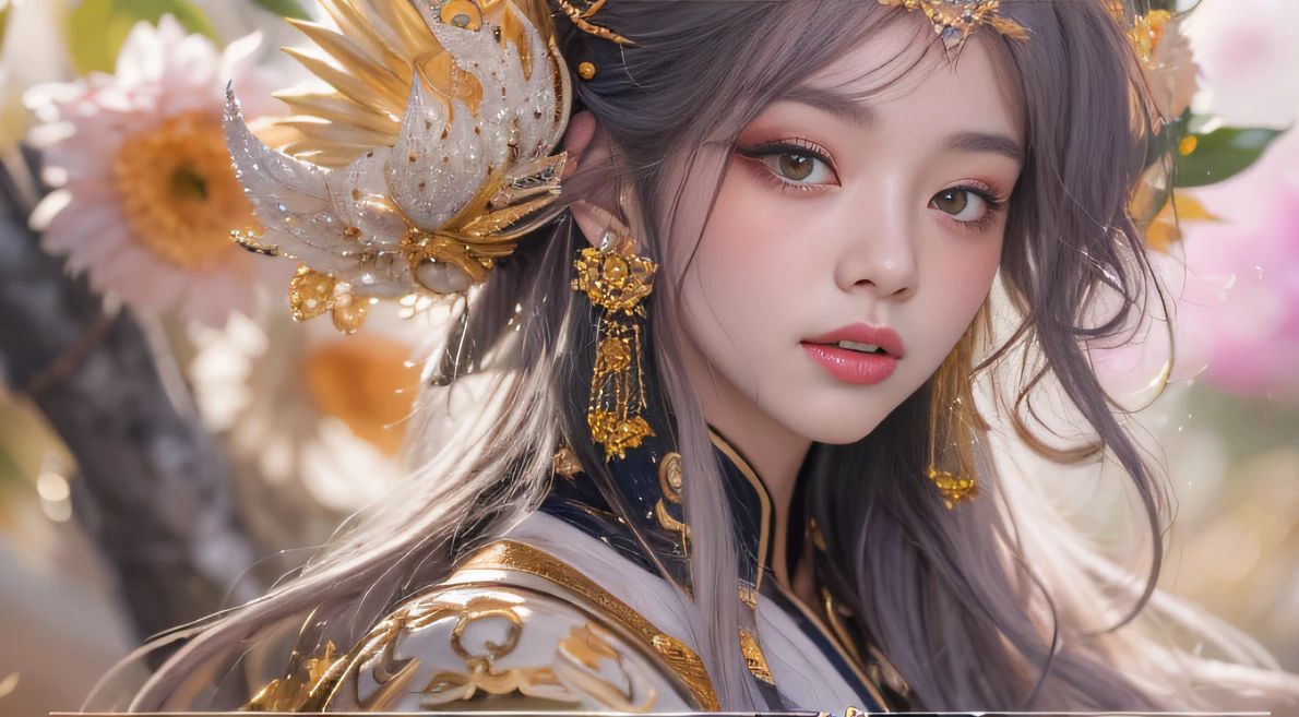 32K（tmasterpiece，k hd，hyper HD，32K）Long flowing black hair，Gold jewelry area in the back room，Smoke ring girl ，Peony flowers fly （realisticlying：1.4），Carp pattern robe，Purple-pink tiara，Pear blossoms flutter，Hermes orange background pure，Hold your head high，Be proud，The nostrils look at people， A high resolution， the detail， RAW photogr， Sharp Re， Nikon D850 Film Stock Photo by Jefferies Lee 4 Kodak Portra 400 Camera F1.6 shots, Rich colors, ultra-realistic vivid textures, Dramatic lighting, Unreal Engine Art Station Trend, cinestir 800，Hold your head high，Be proud，The nostrils look at people，32K（tmasterpiece，k hd，hyper HD，32K）Long flowing black hair，Backroom pond，zydink， a color， Asian people （A unicorn）， （Silk scarf）， Combat posture， looking at viewert， long whitr hair， Floating hair， Hanfu， Chinese clothes， longer sleeves， （Abstract propylene splash：1.2）， Hermes orange background，Kirin Beast Protector （realisticlying：1.4）， （realisticlying：1.4），Scratching has a taste，The nostrils look at people， A high resolution， the detail， RAW photogr， Sharp Re，