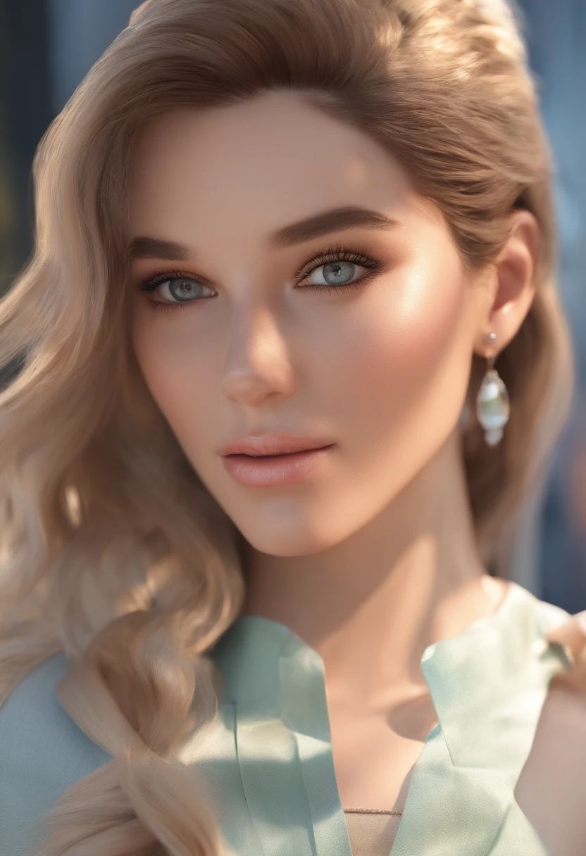 Make eye contact with a beautiful woman