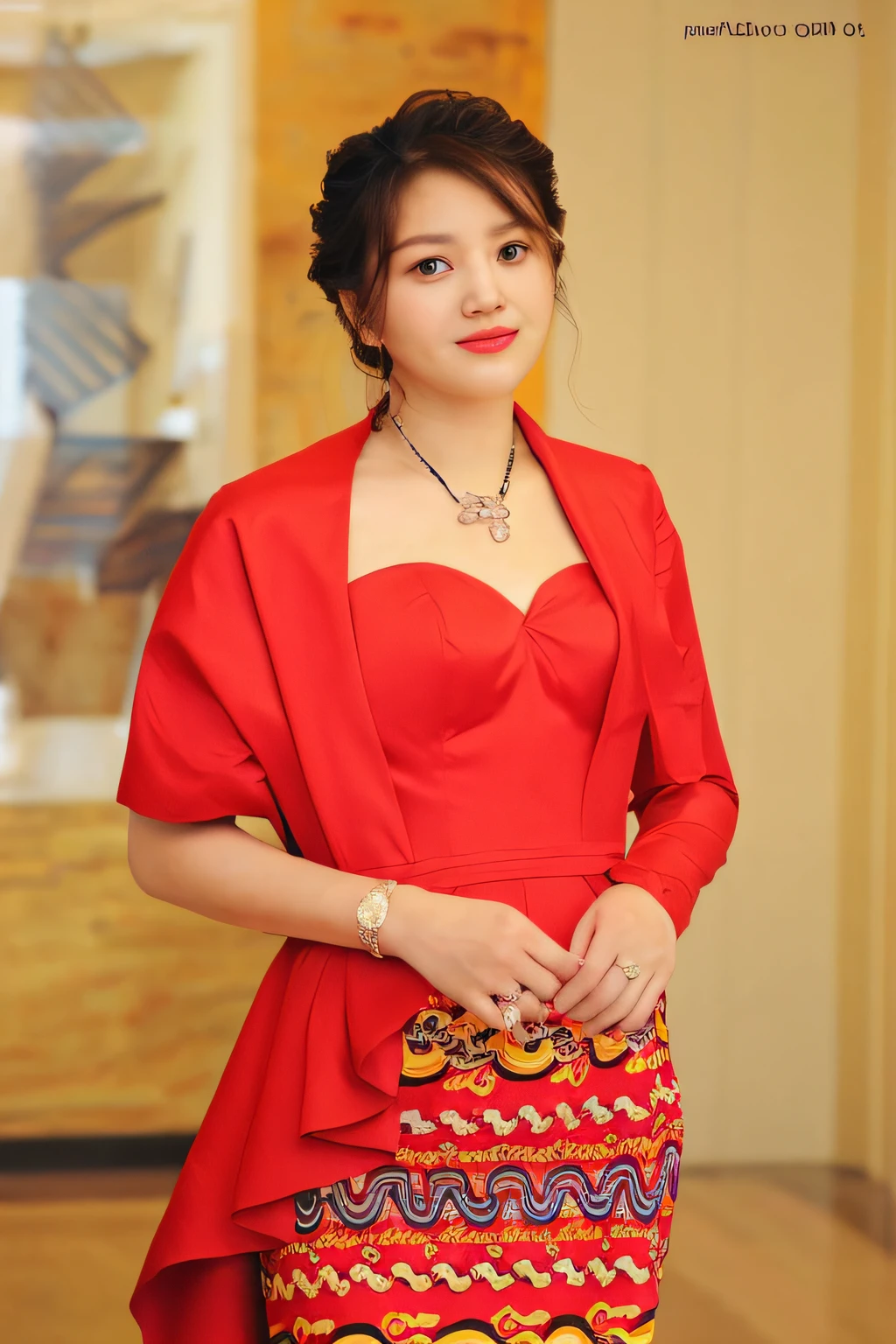 don't change the dress, change the background, high detail photo, realistic