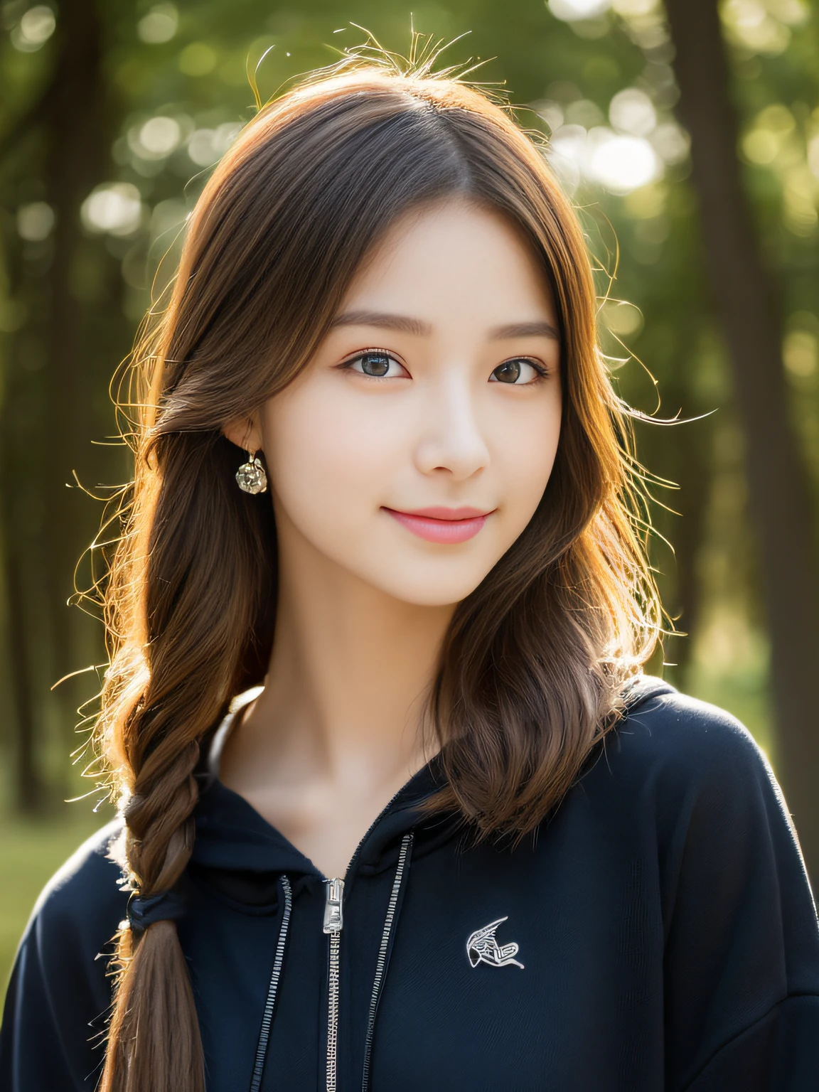 (((32K,very high res, high detailing, highly accurate,Masterpiece Girl 1))),Raw photo & realistic atmosphere,beautiful dark blue eyes,Detailed mouth,Glossy lips,Detailed eyebrows,Soft white skin that shines with every detail,,Eyes drawn in detail、Very beautiful eyes with azure eyes,Detailed lips、Very beautiful face,Very well-formed face、Lifelike face,shiny beautiful lips,Beautiful eyebrows,Infinite reality,Best design,(Insanely cute sober and modest Japan 18-year-old girl,,Toned body,Perfect Gal Leader Model,Beautifully shaped breasts,Very cute beautiful girl,Little Girl:1.5),Best Natural Makeup,Japanese ido,Korean Idols,Young sensual idol,Moist eyes,Dark beautiful eyes,Beautiful butt,beauty legs,,camel's foot,:1.3),超A high resolution、,Natural and realistic face,Back lighting,Pure eyes are too cute,(((photorealisim,Photograph the whole body))),,Reality Live Action,(simple earrings,Necklace Arm,Watches,Glossy Nail Art Black and Green Nylon Zip Hoodie Camping Fashion,Braid Blonde Shorthair,独奏,Lori,Smile faintly,full body Esbian:1.7),(Show full-body fashion,with light glowing15Year old schoolgirl,Outdoor Hats,Sit down and make a bonfire at a solo camp:1.8)