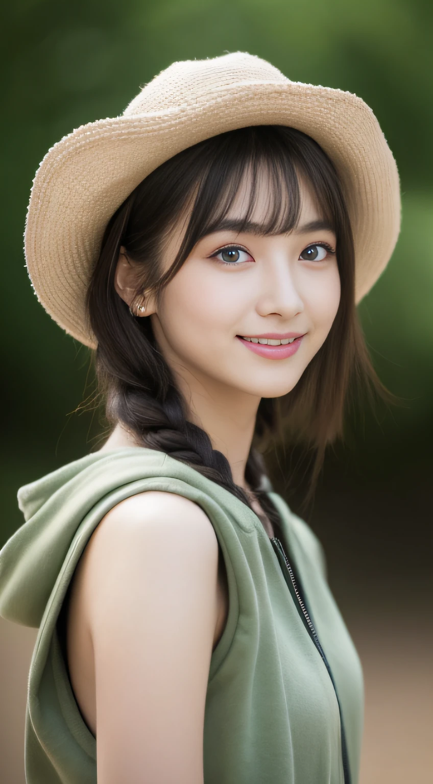 (((32K,very high res, high detailing, highly accurate,Masterpiece Girl 1))),Raw photo & realistic atmosphere,beautiful dark blue eyes,Detailed mouth,Glossy lips,Detailed eyebrows,Soft white skin that shines with every detail,,Eyes drawn in detail、Very beautiful eyes with azure eyes,Detailed lips、Very beautiful face,Very well-formed face、Lifelike face,shiny beautiful lips,Beautiful eyebrows,Infinite reality,Best design,（Insanely cute sober and modest Japan 18-year-old girl,,Toned body,Perfect Gal Leader Model,Beautifully shaped breasts,Very cute beautiful girl,Little Girl：1.5）,Best Natural Makeup,Japanese ido,Korean Idols,Young sensual idol,Moist eyes,Dark beautiful eyes,Beautiful butt,beauty legs,,camel's foot,：1.3),超A high resolution、,Natural and realistic face,Back lighting,Pure eyes are too cute,(((photorealisim,Photograph the whole body))),,Reality Live Action,（simple earrings,Necklace Arm,Watches,Glossy Nail Art Black and Green Nylon Zip Hoodie Camping Fashion,Braided blonde shorthair,独奏,Lori,Smile faintly,full body Esbian：1.7）,（Show full-body fashion,with light glowing１５Year old schoolgirl,Outdoor Hats,Sit down and make a bonfire at a solo camp：1.8）