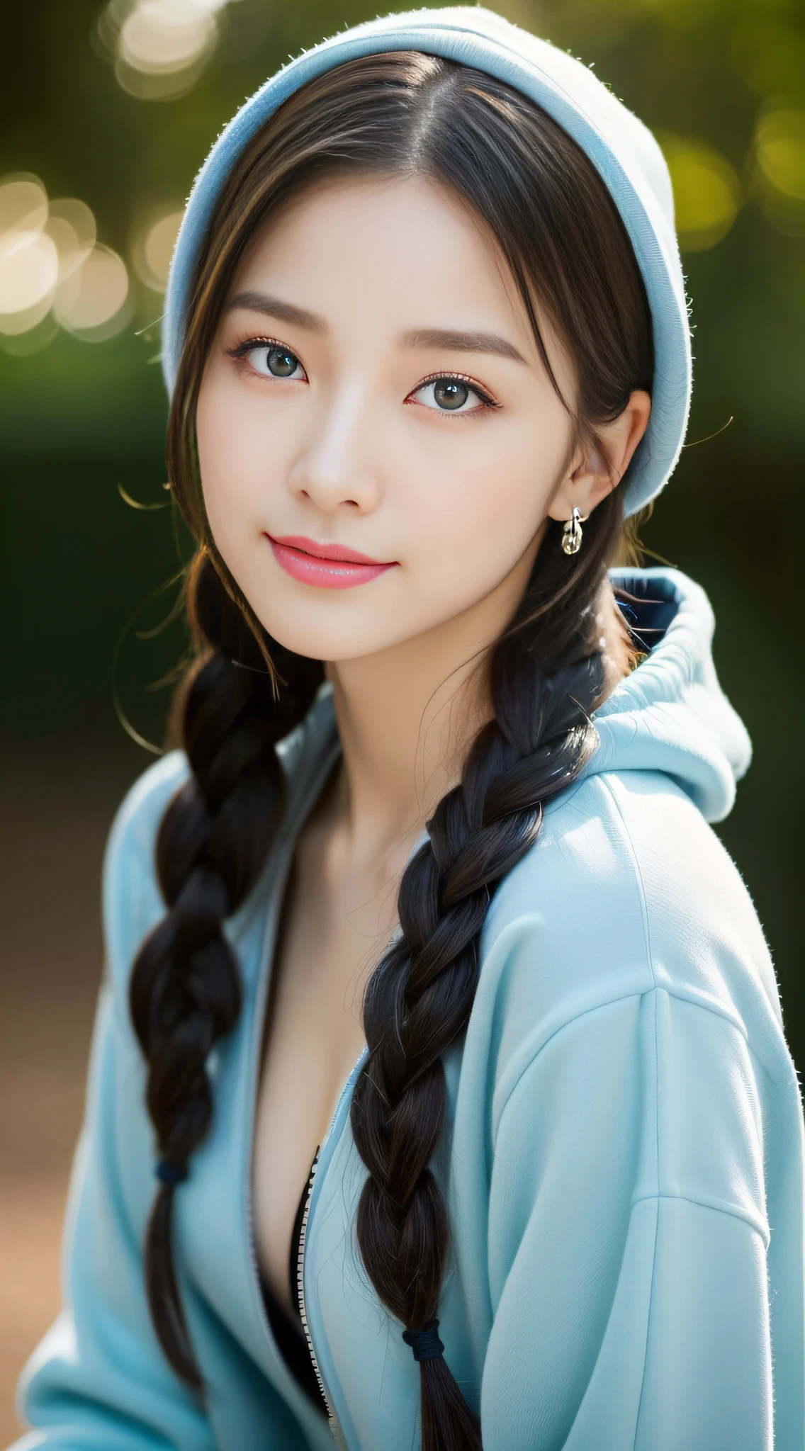 (((32K,very high res, high detailing, highly accurate,Masterpiece Girl 1))),Raw photo & realistic atmosphere,beautiful dark blue eyes,Detailed mouth,Glossy lips,Detailed eyebrows,Soft white skin that shines with every detail,,Eyes drawn in detail、Very beautiful eyes with azure eyes,Detailed lips、Very beautiful face,Very well-formed face、Lifelike face,shiny beautiful lips,Beautiful eyebrows,Infinite reality,Best design,（Insanely cute sober and modest Japan 18-year-old girl,,Toned body,Perfect Gal Leader Model,Beautifully shaped breasts,Very cute beautiful girl,Little Girl：1.5）,Best Natural Makeup,Japanese ido,Korean Idols,Young sensual idol,Moist eyes,Dark beautiful eyes,Beautiful butt,beauty legs,,camel's foot,：1.3),超A high resolution、,Natural and realistic face,Back lighting,Pure eyes are too cute,(((photorealisim,Photograph the whole body))),,Reality Live Action,（simple earrings,Necklace Arm,Watches,Glossy Nail Art Black and Green Nylon Zip Hoodie Camping Fashion,Braided blonde short hair,独奏,Lori,Smile faintly,full body Esbian：1.7）,（Show full-body fashion,with light glowing１５Year old schoolgirl,Outdoor Hats,Sit down and make a bonfire at a solo camp：1.8）