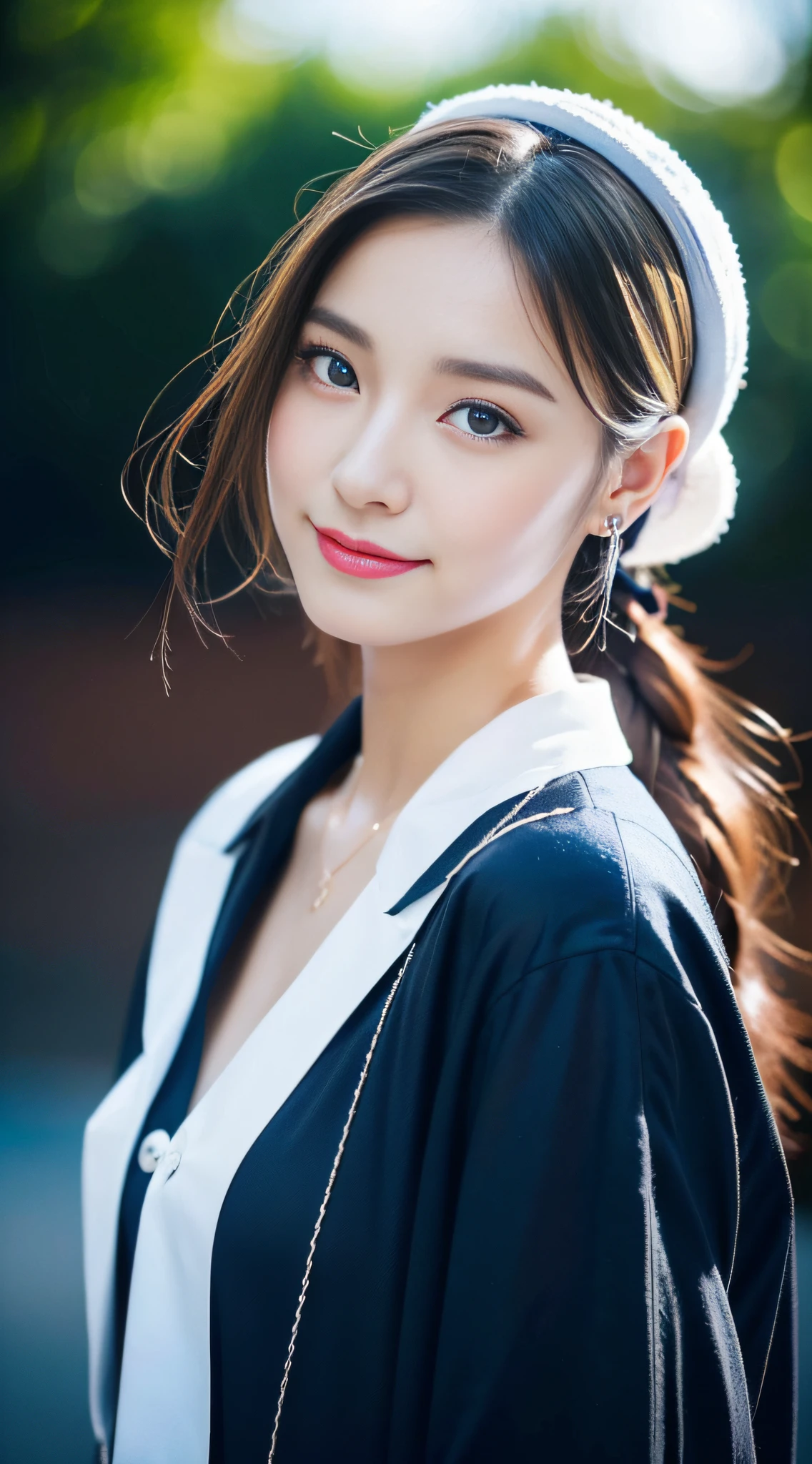 (((32K,very high res, high detailing, highly accurate,Masterpiece Girl 1))),Raw photo & realistic atmosphere,beautiful dark blue eyes,Detailed mouth,Glossy lips,Detailed eyebrows,Soft white skin that shines with every detail,,Eyes drawn in detail、Very beautiful eyes with azure eyes,Detailed lips、Very beautiful face,Very well-formed face、Lifelike face,shiny beautiful lips,Beautiful eyebrows,Infinite reality,Best design,(Insanely cute sober and modest Japan 18-year-old girl,,Toned body,Perfect Gal Leader Model,Beautifully shaped breasts,Very cute beautiful girl, Girl:1.5),Best Natural Makeup,Japanese ido,Korean Idols,Young sensual idol,Moist eyes,Dark beautiful eyes,Beautiful butt,beauty legs,,camel's foot,:1.3),超A high resolution、,Natural and realistic face,Back lighting,Pure eyes are too cute,(((photorealisim,Photograph the whole body))),,Reality Live Action,(simple earrings,a necklace,nailart,Colorful Outdoor Fashion,Hair braided and tied in a mixture of blonde and blue,独奏,Lori,Smile faintly,full body Esbian:1.7),(Show full-body fashion,Beautiful and dark15Year old schoolarbe々Shaped outdoor hat,Music Events,Music festival in the rain:1.8),(Dense and beautiful tattoo art on the chest,Penlight,Smoke in the venue:1.9)