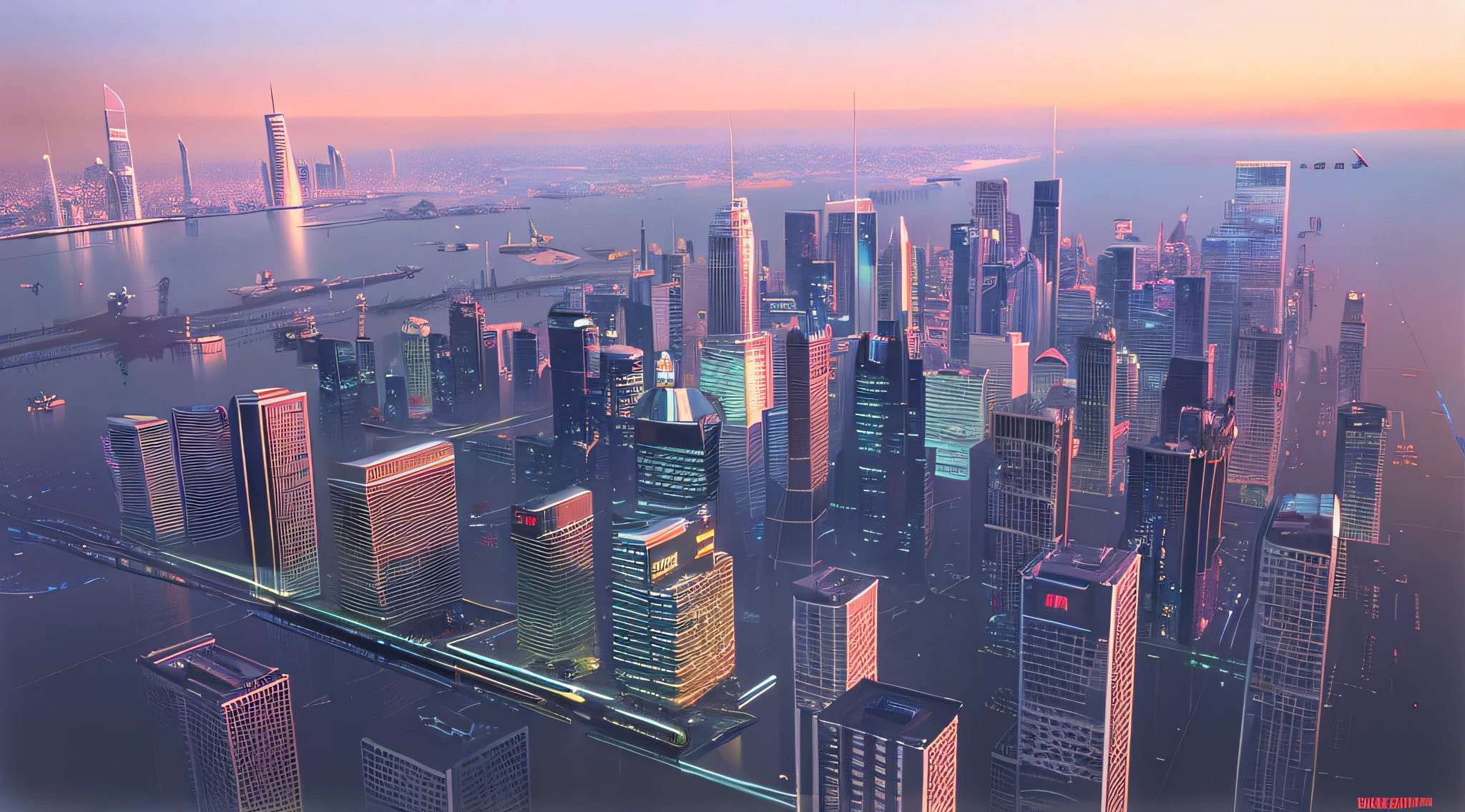 (by Syd Mead), retrofuturistic city skyline, high resolution, masterpiece, HD,