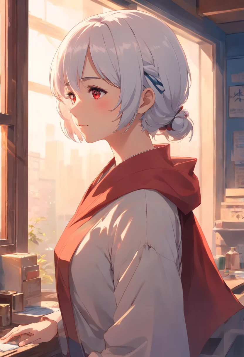 A red white-ringed snake,In the old house,Squinted eyes,Spit snake letters,Eerie light,Dark night,high high quality,fog atmosphere,(Chinese folk suspense supernatural comic book style),High detail, Sharp focus, Dramatic,Midway and the art of painting by Greg Rutkovsky, Bokeh on the background,A white-haired grandmother