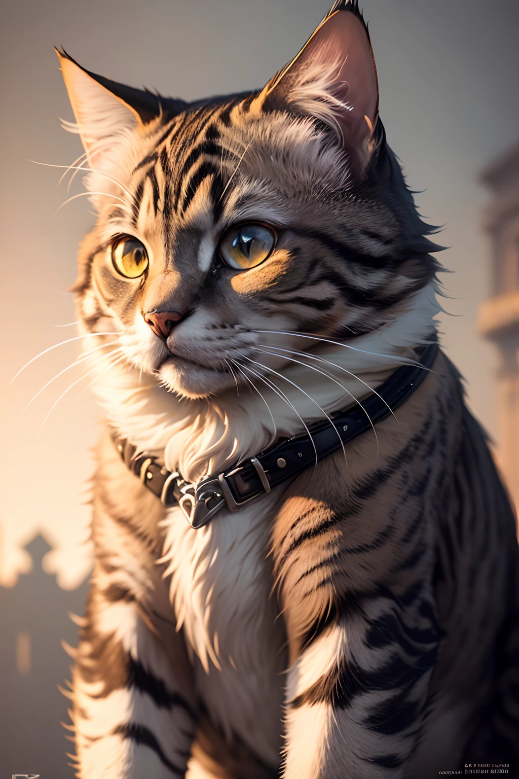 ,Cat with rough background, art of alessandro pautasso, Cat F CG Society, highly detailed digital artwork,,high detailed art, Highly detailed digital art, Ultra-Realistic Illustrations,Close-up of the cat,More gross details Amazing details digital art, highly detailed vector art, highly detailed portrait, catss, Realistic illustration