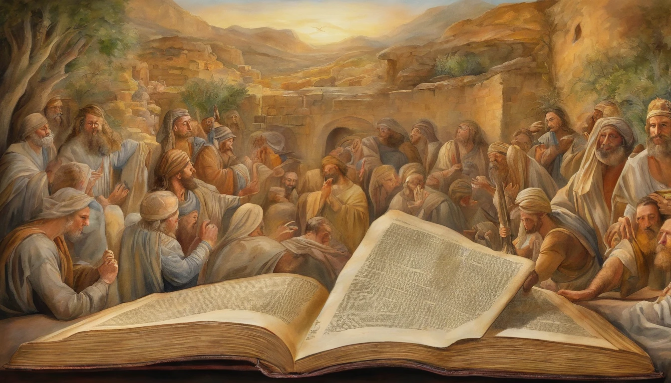 The Bible was opened 2,000 years ago