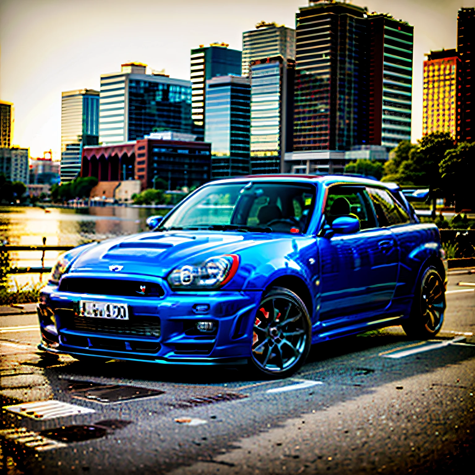 Blue Mini Cooper parked in front of the mountain, Mini cooper, Mini Cooper S, Photorealsitic", Photorealsitic", Realistic photos", automotive photography, A hyper-realistic", A hyper-realistic", v ray, 2 D CG, render, on a mini world, Mini, photoRealstic", high definition cgsociety, Pristine clean design, perfect render, Clean design, Beautiful!!!