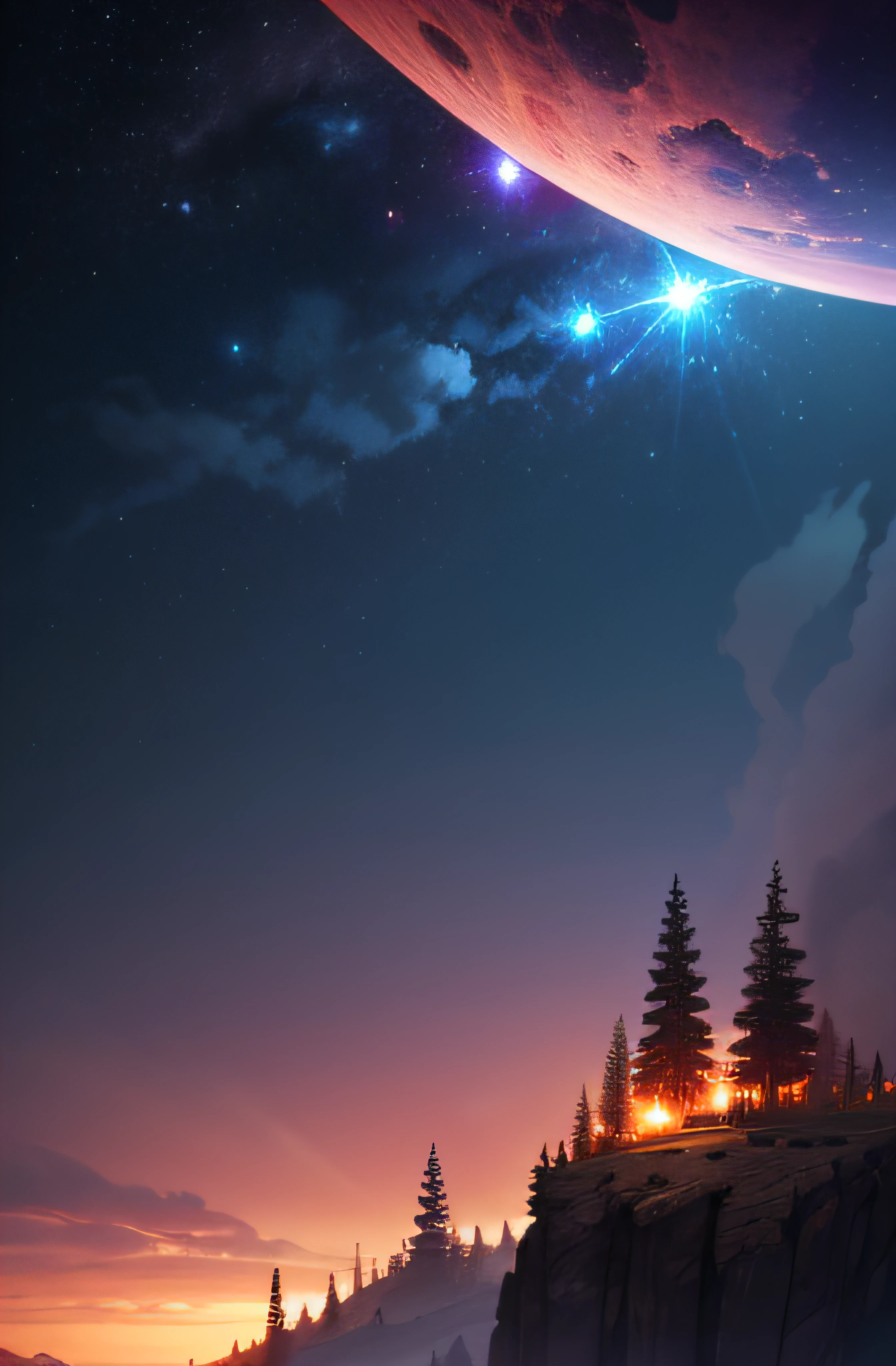 2d star dusk 2d game , highres, ultrasharp, 8k, masterpiece