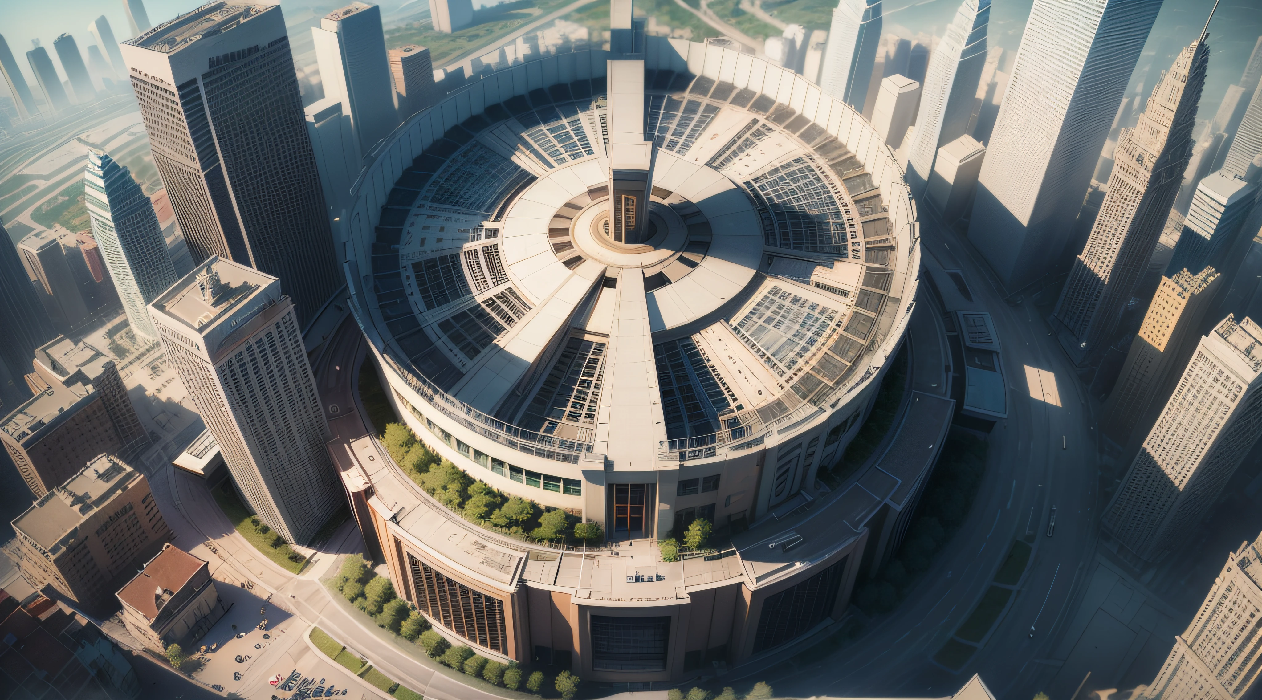 (top-quality,tmasterpiece,超A high resolution8K),(cyber punk perssonage,Cidade futuristica),(Dream, sfv),(epcot),(skyscrapper),{Chinese-style architecture blends with skyscrapers}