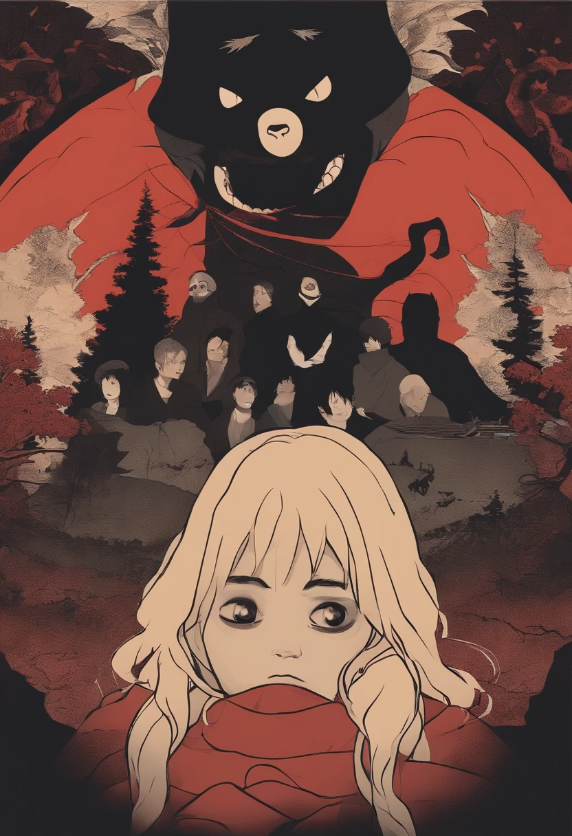 "Create a breathtaking horror album phonk cover inspired by Masashi Kishimoto's Naruto"