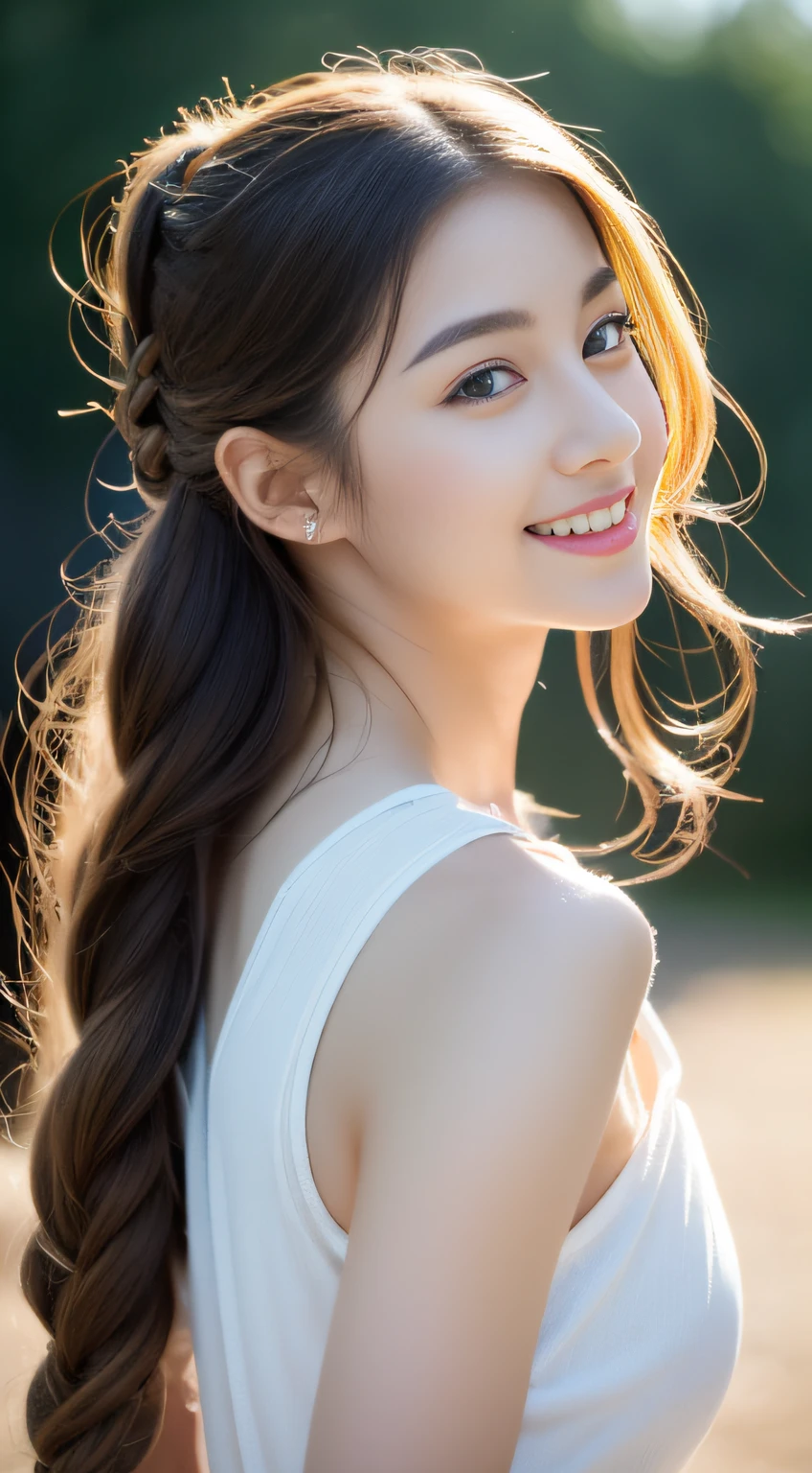 (((32K,very high res, high detailing, highly accurate,Masterpiece Girl 1))),Raw photo & realistic atmosphere,beautiful dark blue eyes,Detailed mouth,Glossy lips,Detailed eyebrows,Soft white skin that shines with every detail,,Eyes drawn in detail、Very beautiful eyes with azure eyes,Detailed lips、Very beautiful face,Very well-formed face、Lifelike face,shiny beautiful lips,Beautiful eyebrows,Infinite reality,Best design,（Insanely cute sober and modest Japan 18-year-old girl,,Toned body,Perfect Gal Leader Model,Beautifully shaped breasts,Very cute beautiful girl,Little Girl：1.5）,Best Natural Makeup,Japanese ido,Korean Idols,Young sensual idol,Moist eyes,Dark beautiful eyes,Beautiful butt,beauty legs,,camel's foot,：1.3),超A high resolution、,Natural and realistic face,Back lighting,Pure eyes are too cute,(((photorealisim,Photograph the whole body))),,Reality Live Action,（simple earrings,a necklace,nailart,Colorful poncho,Camping Fashion,Hair braided and tied in a mixture of blonde and blue,独奏,Lori,Smile faintly,full body Esbian：1.7）,（Show full-body fashion,enigmatic１５Year old schoolgirl,Outdoor Hats,Camping night bonfire,Hiking boots：1.7）,（Dense and beautiful tattoo art on the shoulder：1.9）