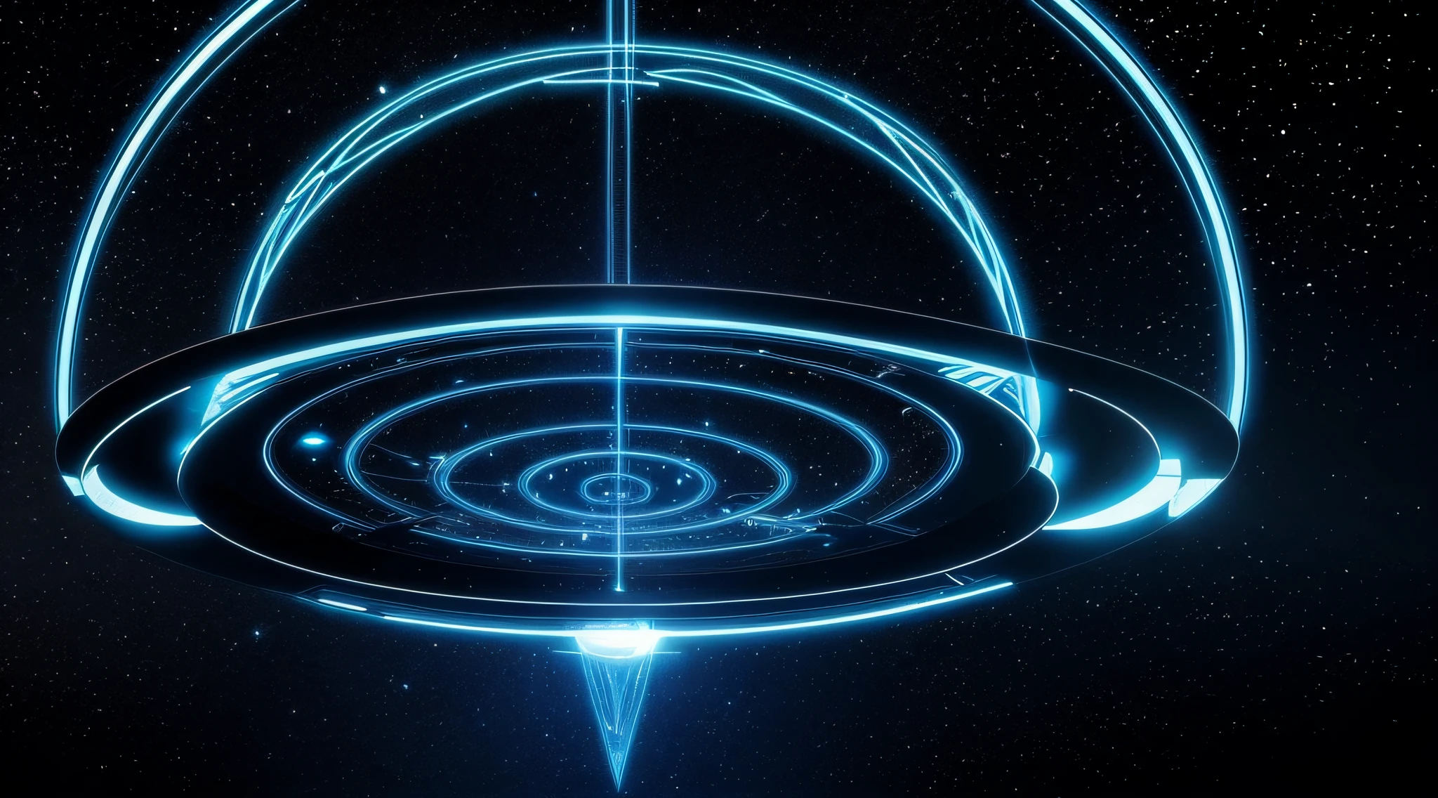 Stargate Travel: Show humans and aliens traveling through stargates between different civilizations and planets.
