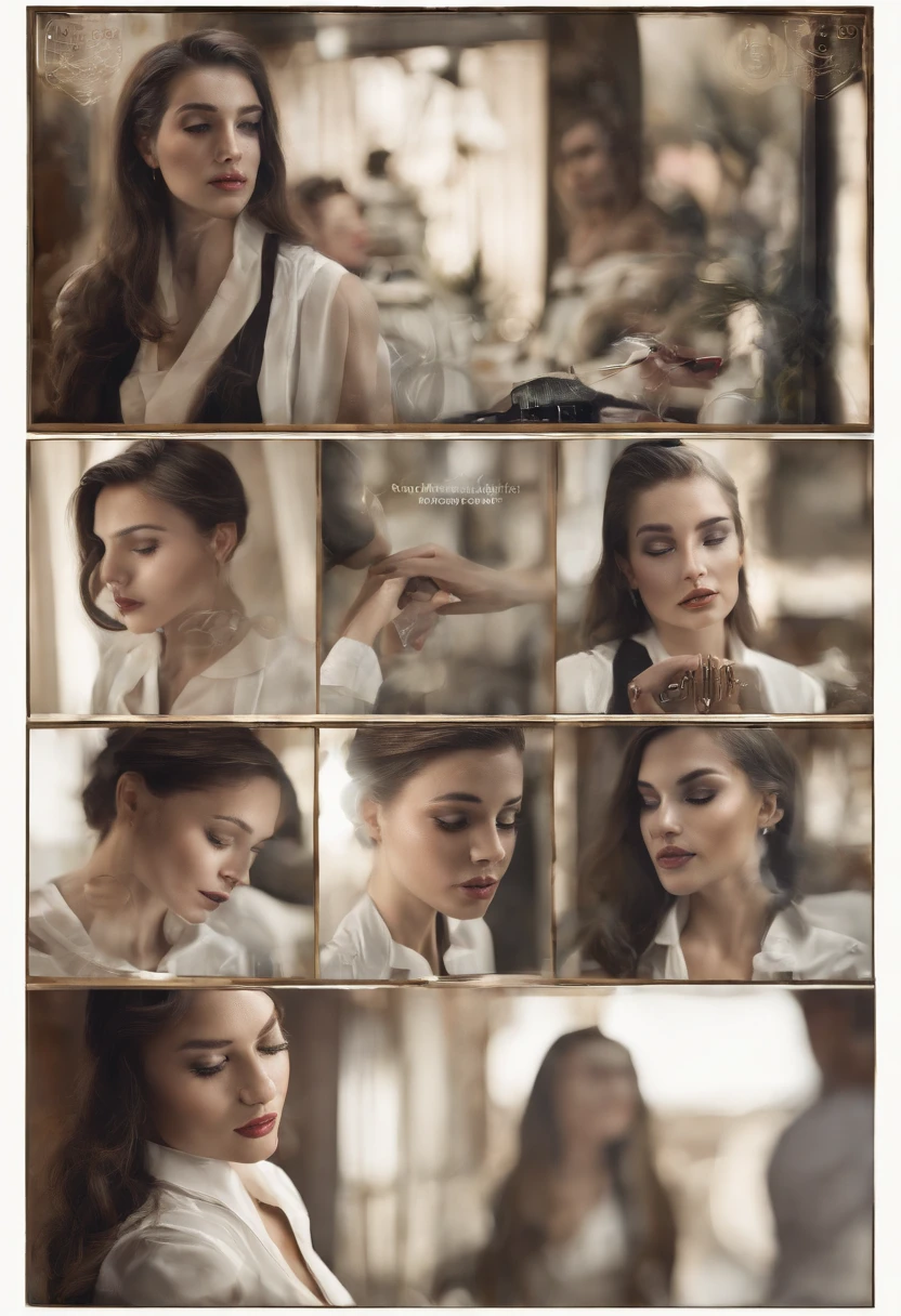 Doctor model, young, beautiful, short hair, 25 years old, beautiful, blouse white, mall, shopping, deep cleavage, (quite massive chest、cleavage of the breast、Protruding chest、Expose your breasts、Do not hide all breasts、Beautiful nipple), lipgloss、a necklace、pin heels, in 8K、A high resolution